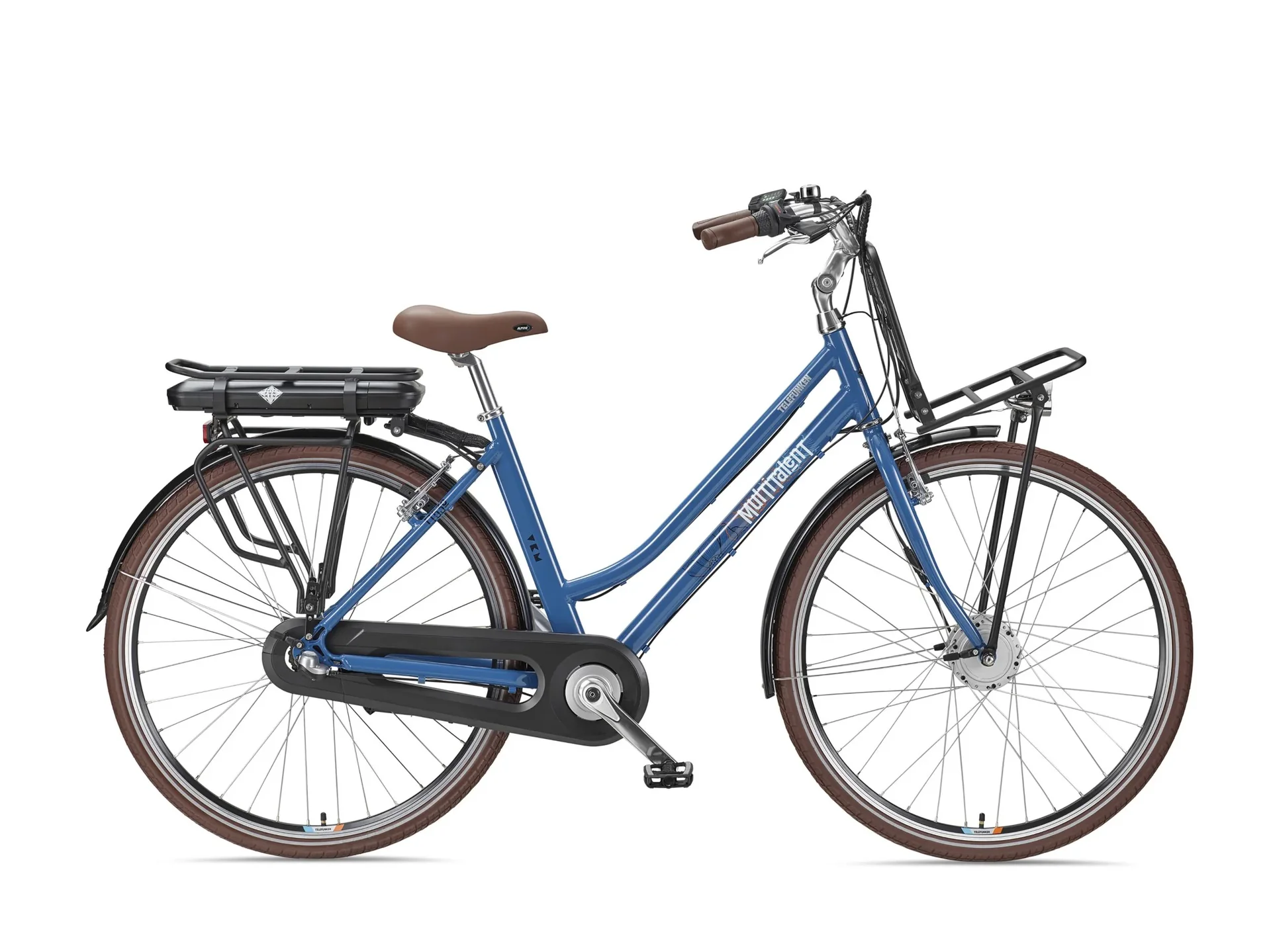 Unisex Alu-City E-Bike, 28 Zoll, 3-Gang Nabenschaltung, blau, RT530 - 4