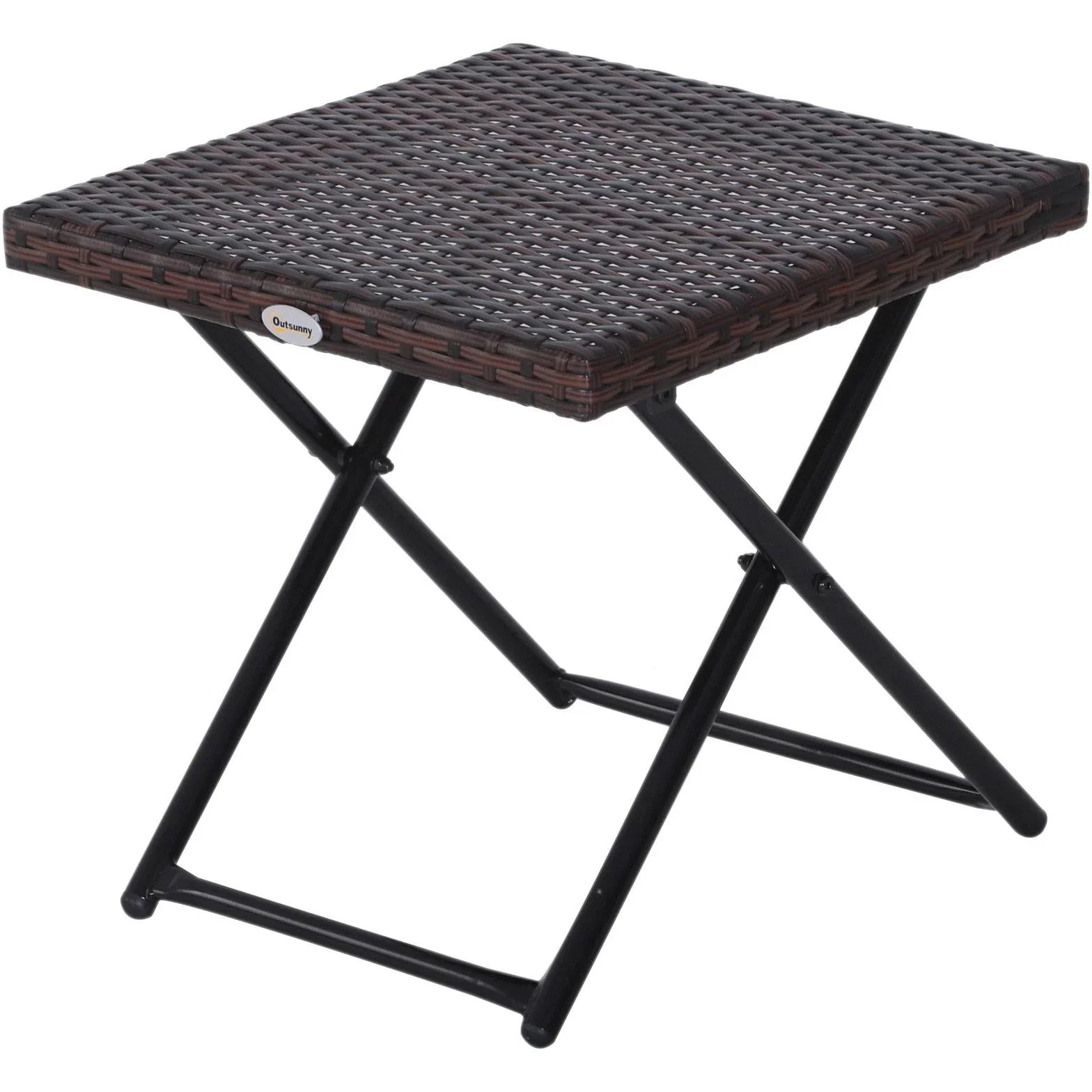 3er-Set Sonnenliege Gartenliege mit Tisch Gartenmöbel Polyrattan klappbar Braun 196 x 61 x 53 cm - 6