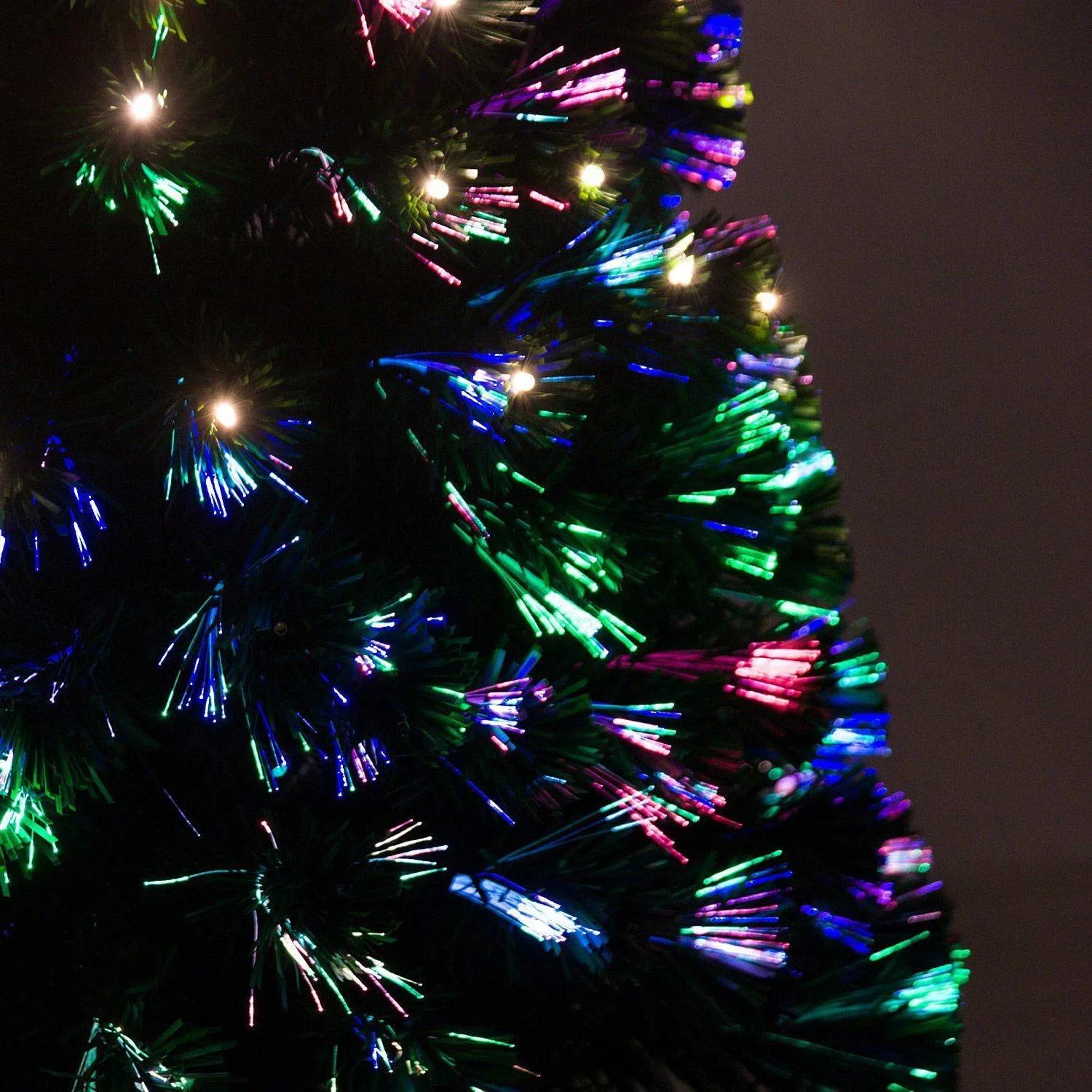 Weihnachtsbaum 150 cm Tannenbaum LED Lichtfaser - 0