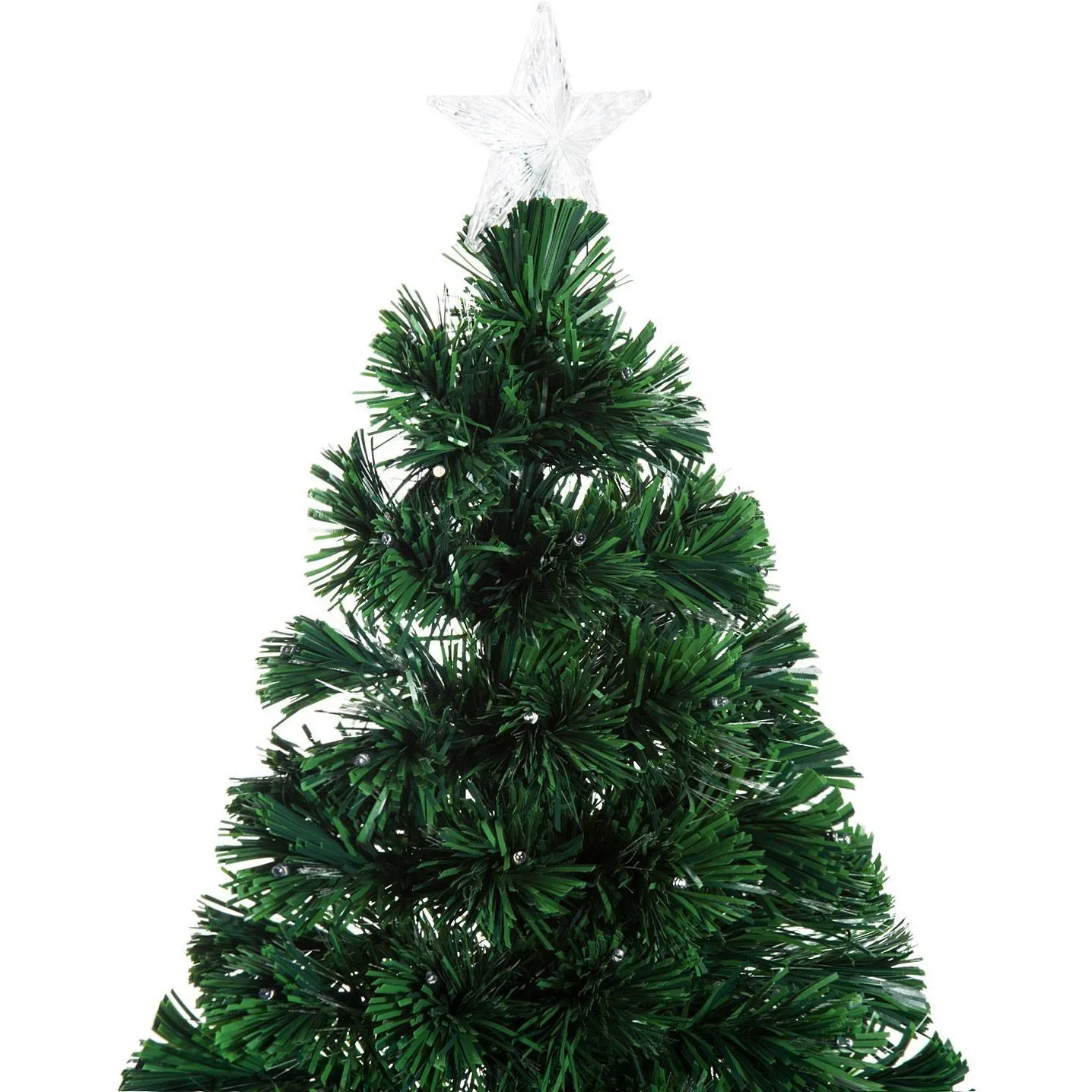 Weihnachtsbaum 150 cm Tannenbaum LED Lichtfaser - 1