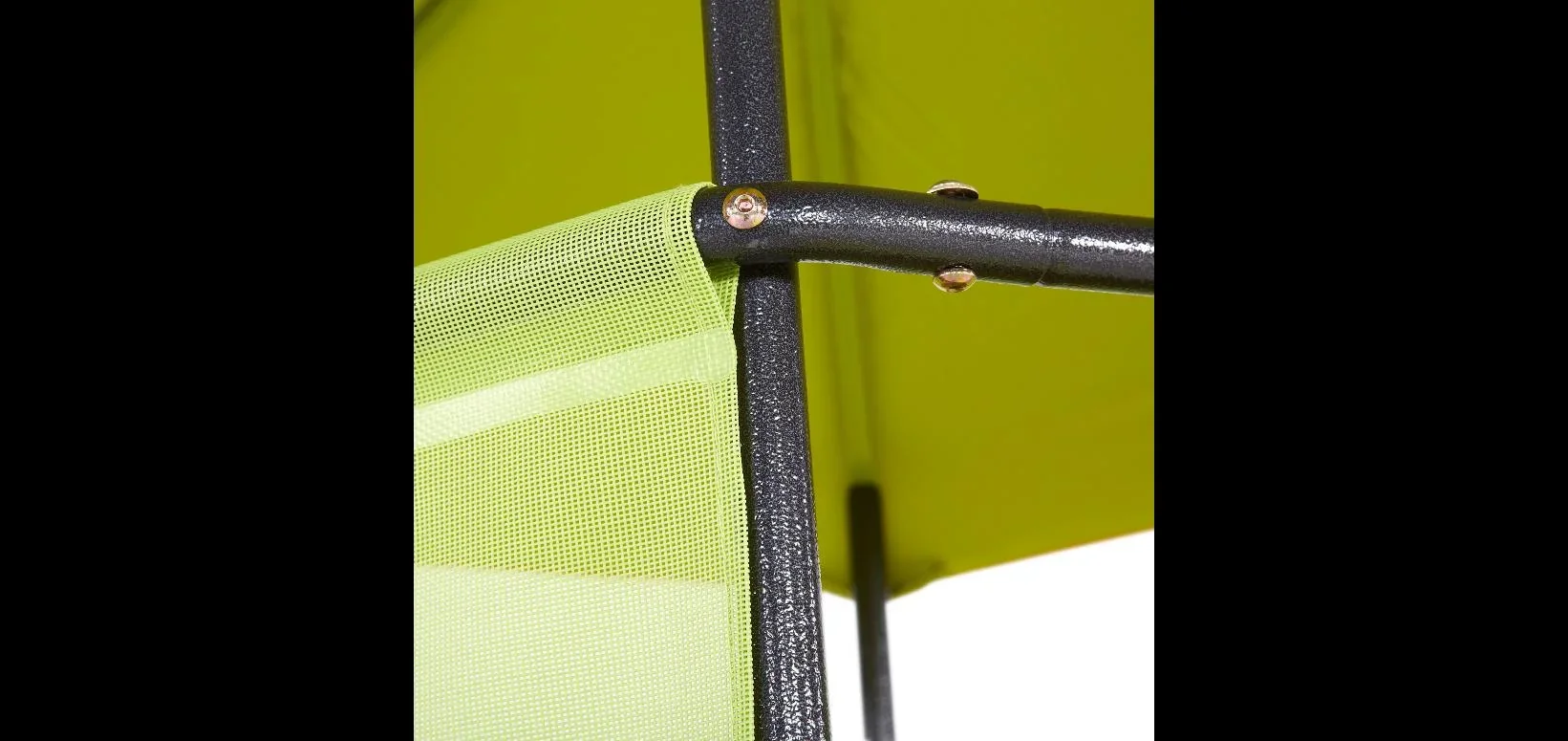 My First Schaukel-Spielcenter, Outdoor-Spielcenter für Kinder, Schaukelseile höhenverstellbar, Rutsche, lime grün - 4