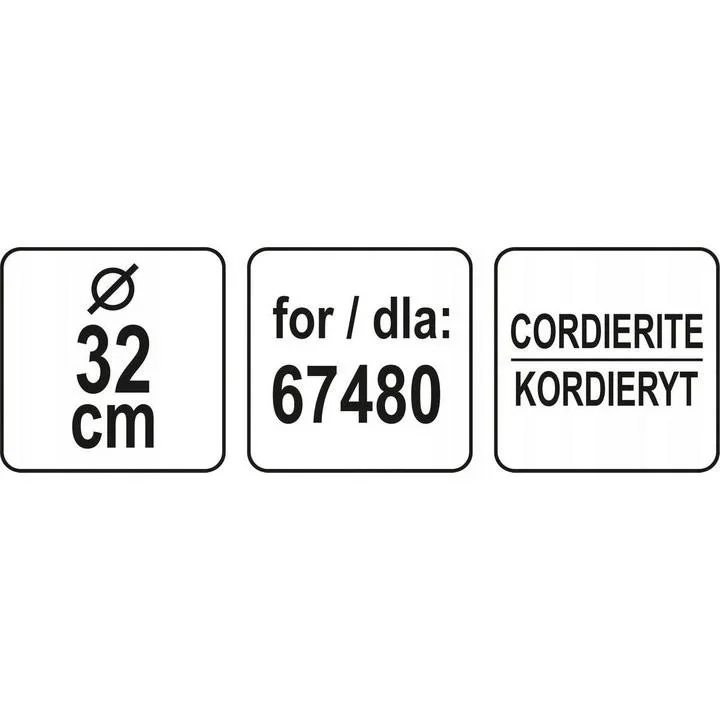 Stein für LUND Pizzaofen - Ø 32 cm - 2