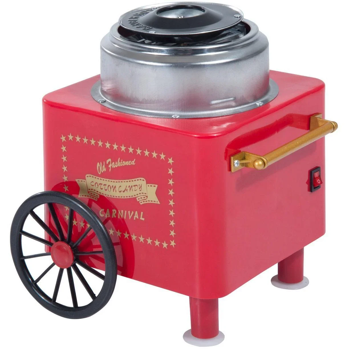 Zuckerwattemaschine Zuckerwattegerät Rot - 0