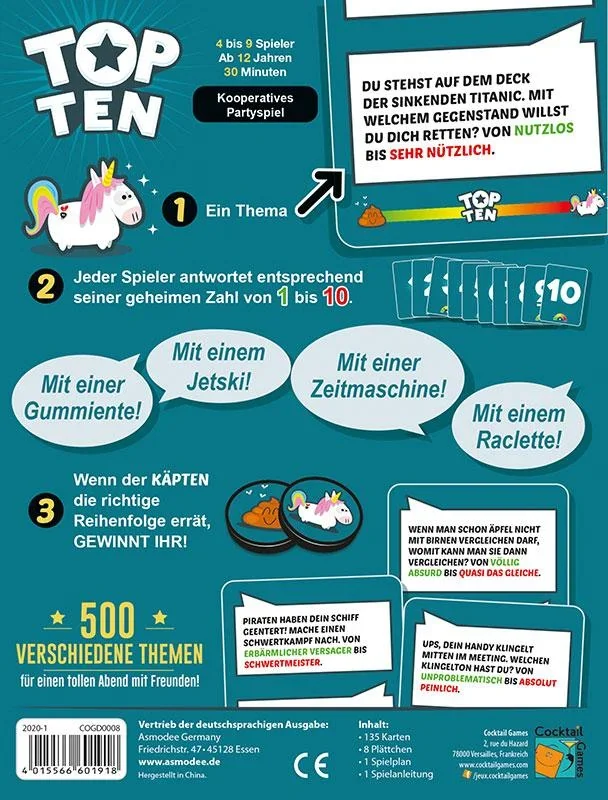 Top Ten - Partyspiel - 1