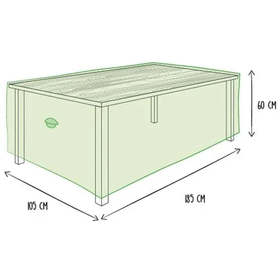 Schutzhülle für Tisch - 185 x 105 x 60 cm - 0