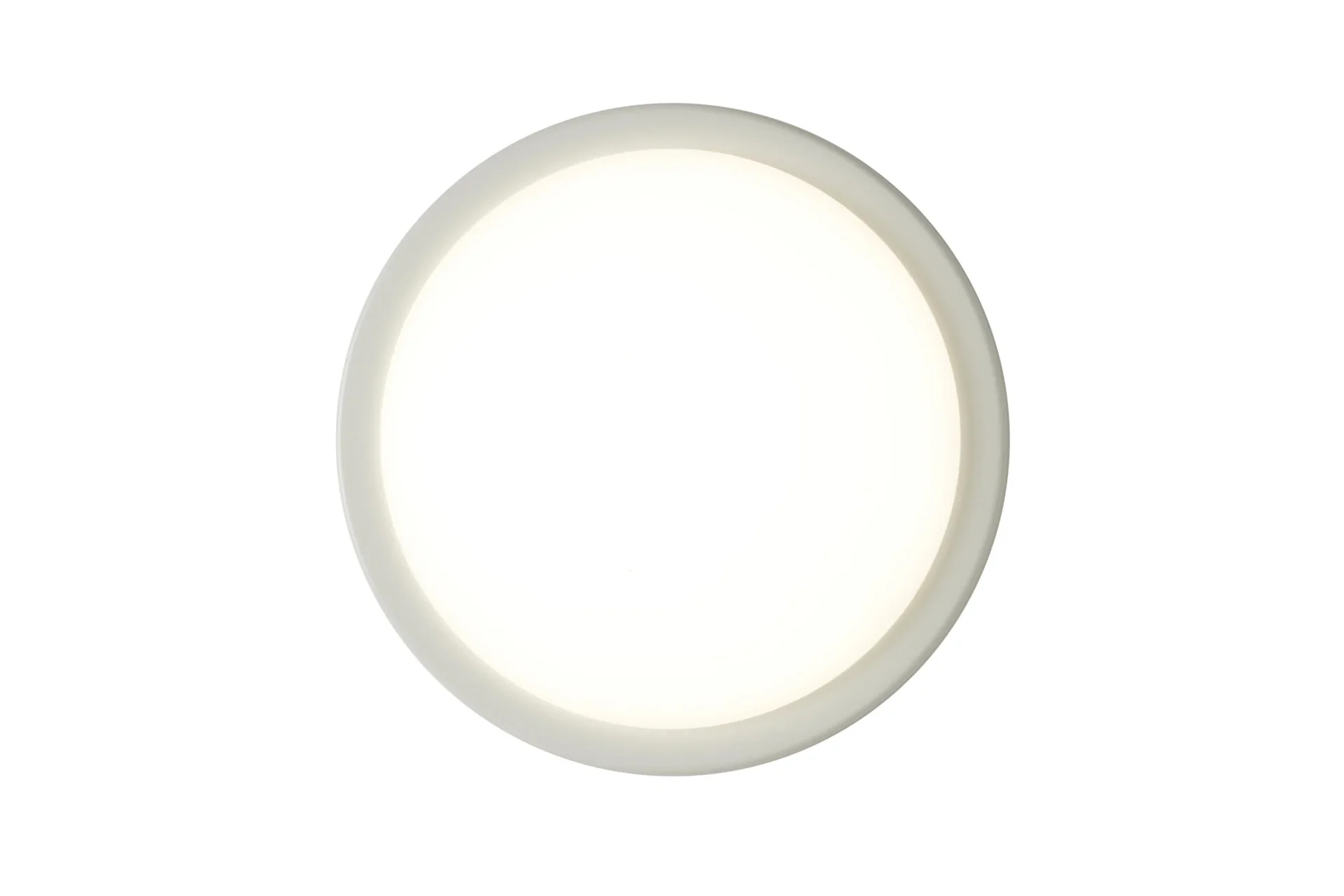 ECO Wand- und Deckenleuchte mit Wechselring in chrom und weiß, 22cm, 14 Watt, IP54 - 4