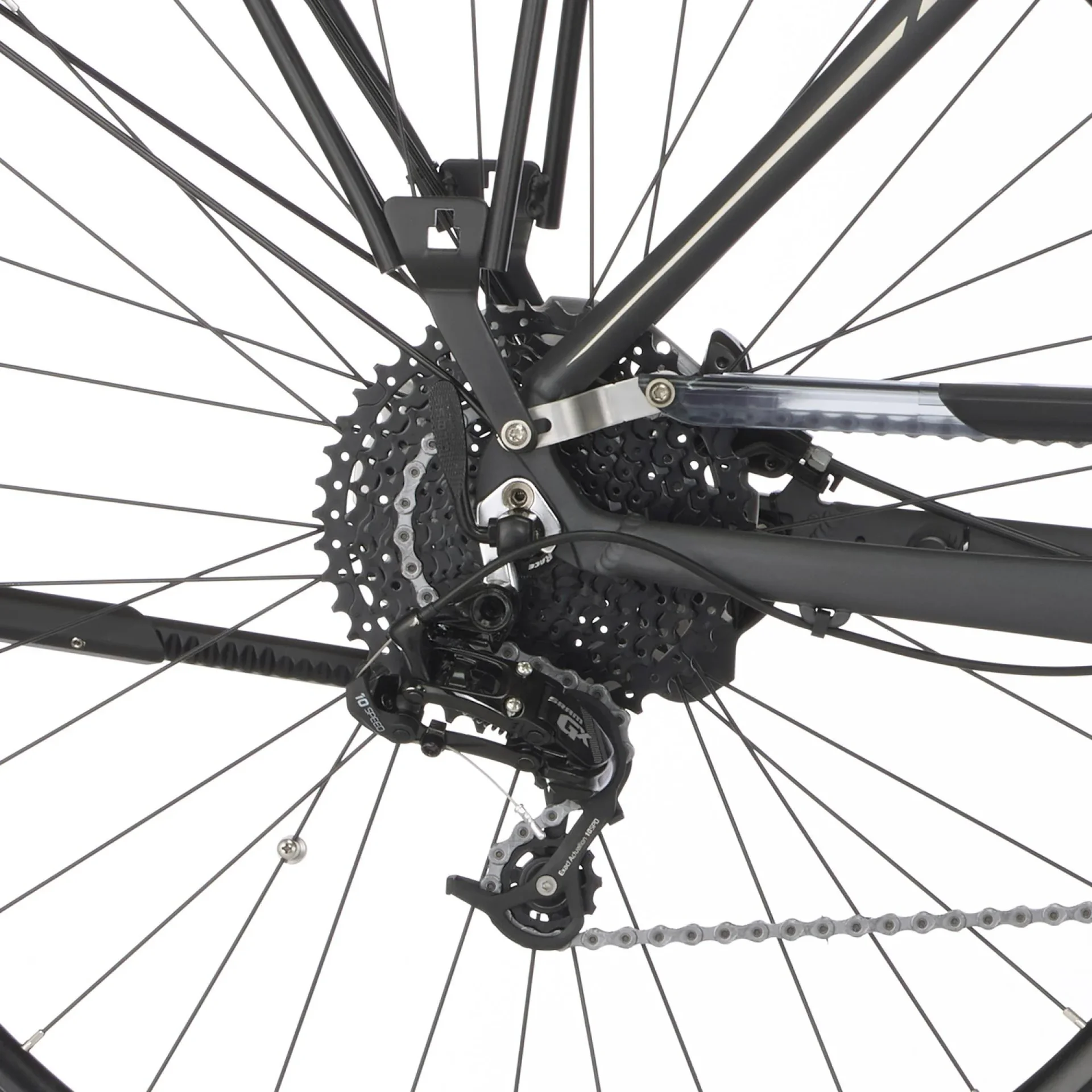 Herren E-Bike Trekking, 28 Zoll, Rahmengröße 50 cm,10-Gang Kettenschaltung, schiefergrau matt, VIATOR 5.0i - 4