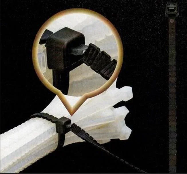 Kabelbinder zum Abdrehen "Twist Cable Ties", Schwarz 200 x 4,6 mm - 3