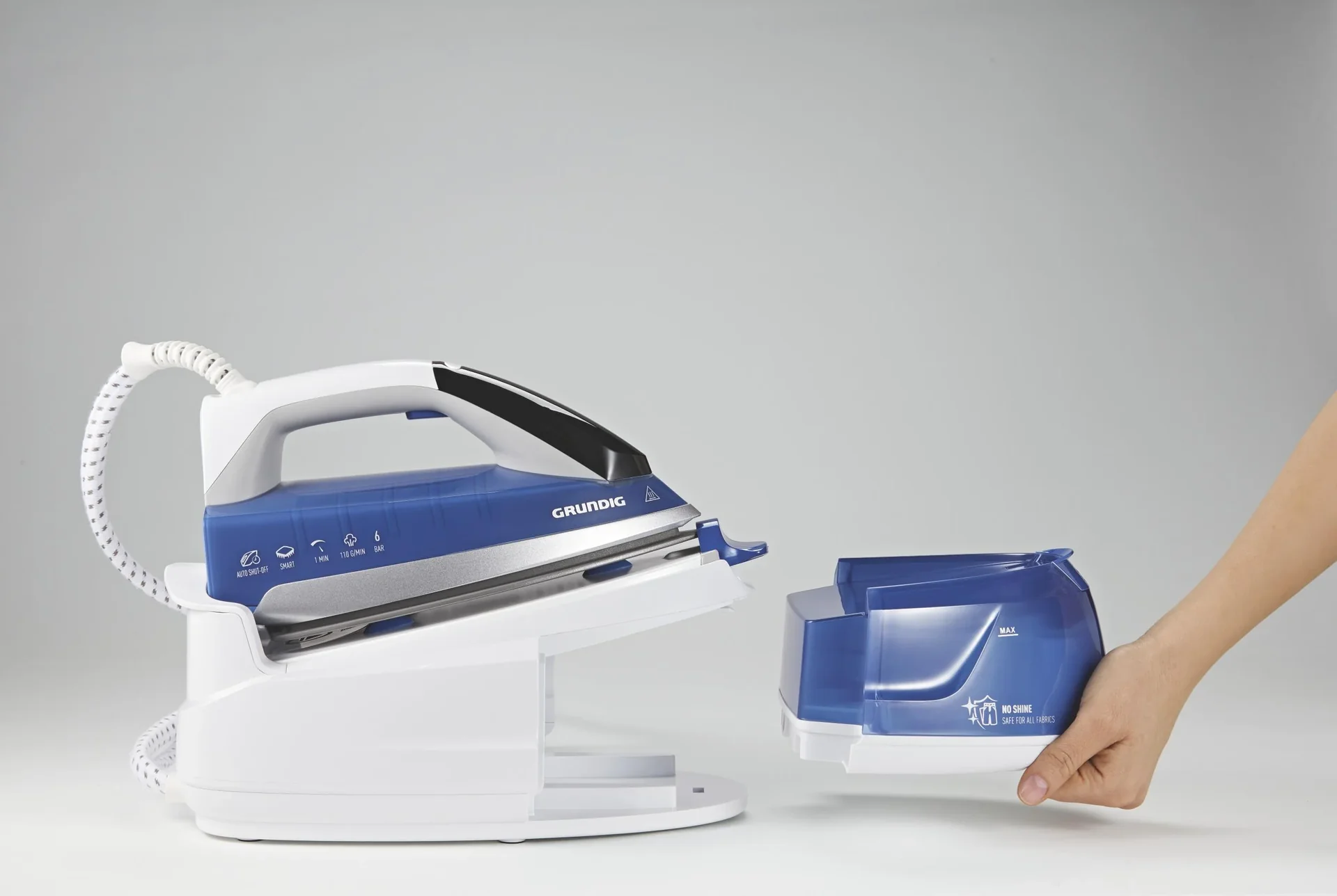Kompakt-Dampfbügelstation CROSS STEAM® SMART SIS 8670, 2600 Watt, 6 bar Dampfdruck - 10