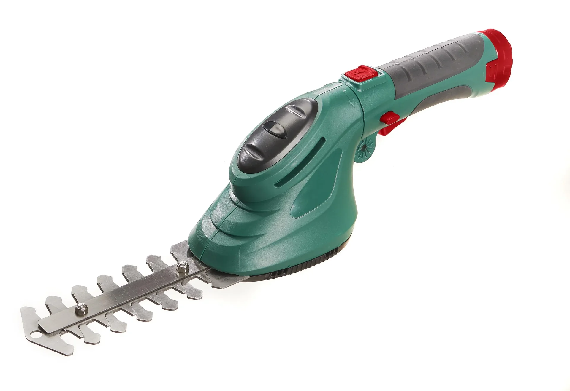 2 in 1 LI-ION Gras- und Heckenschere, 3,6 Volt + Kettensägenreiniger 400 ml - 4