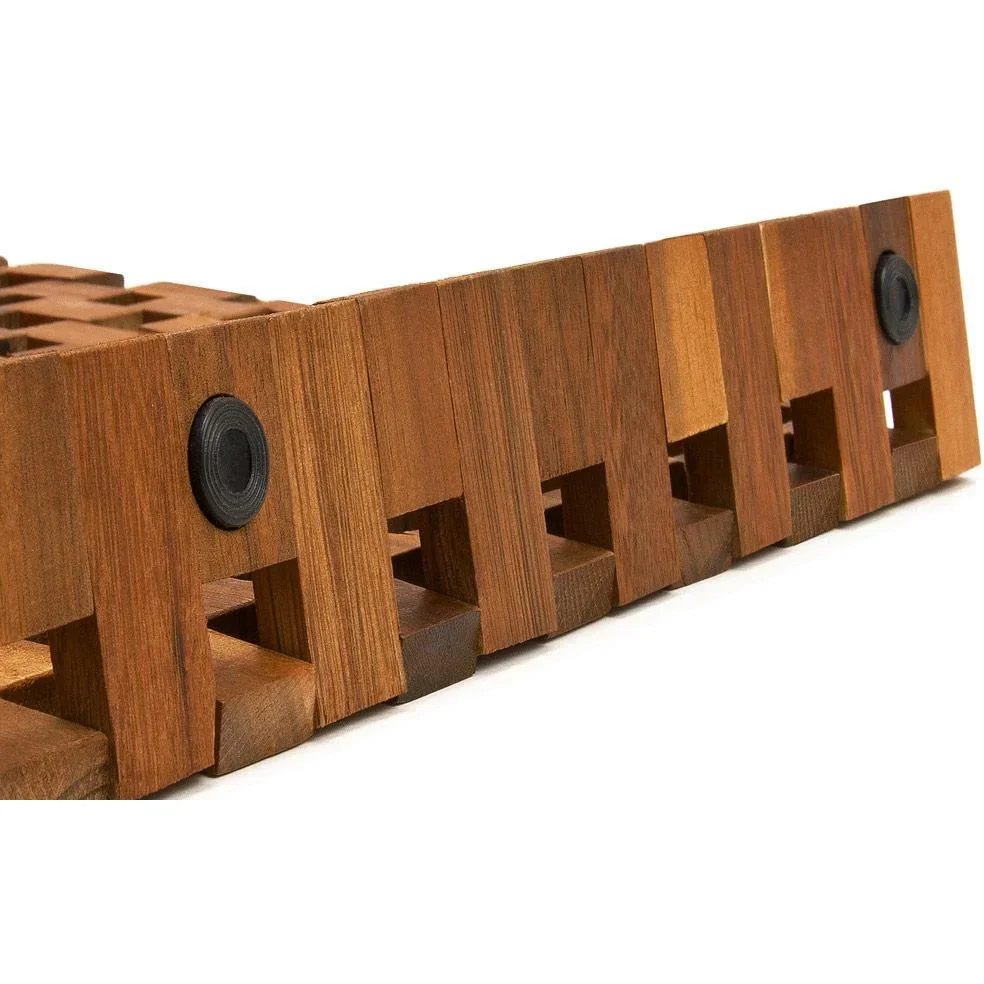 Badematte - Duschvorleger Bali | 80 x 50cm | Akazienholz | FSC-Label - 2