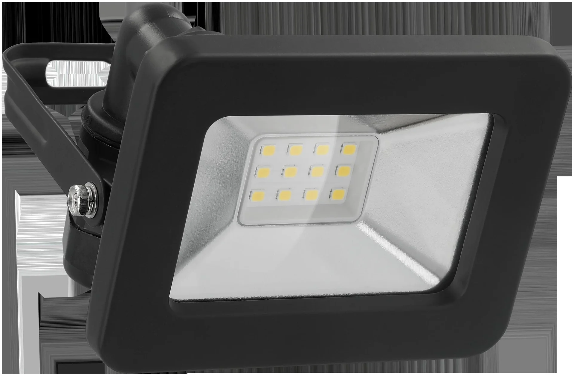 LED Außenstrahler schwarz, 10W - 850lm - 8