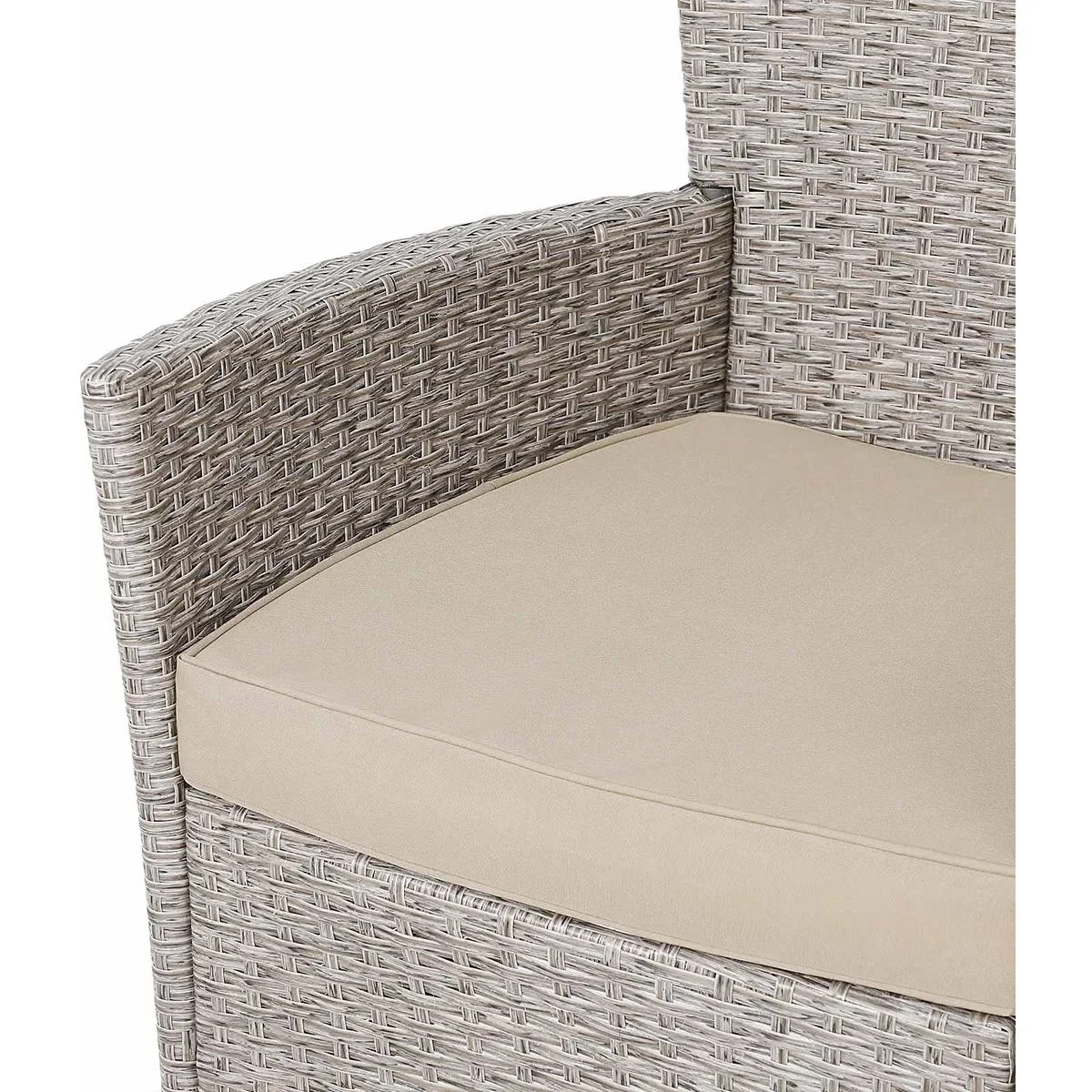 Garten-Set Polyrattan-Set 17 stapelbar Bali beige - 1