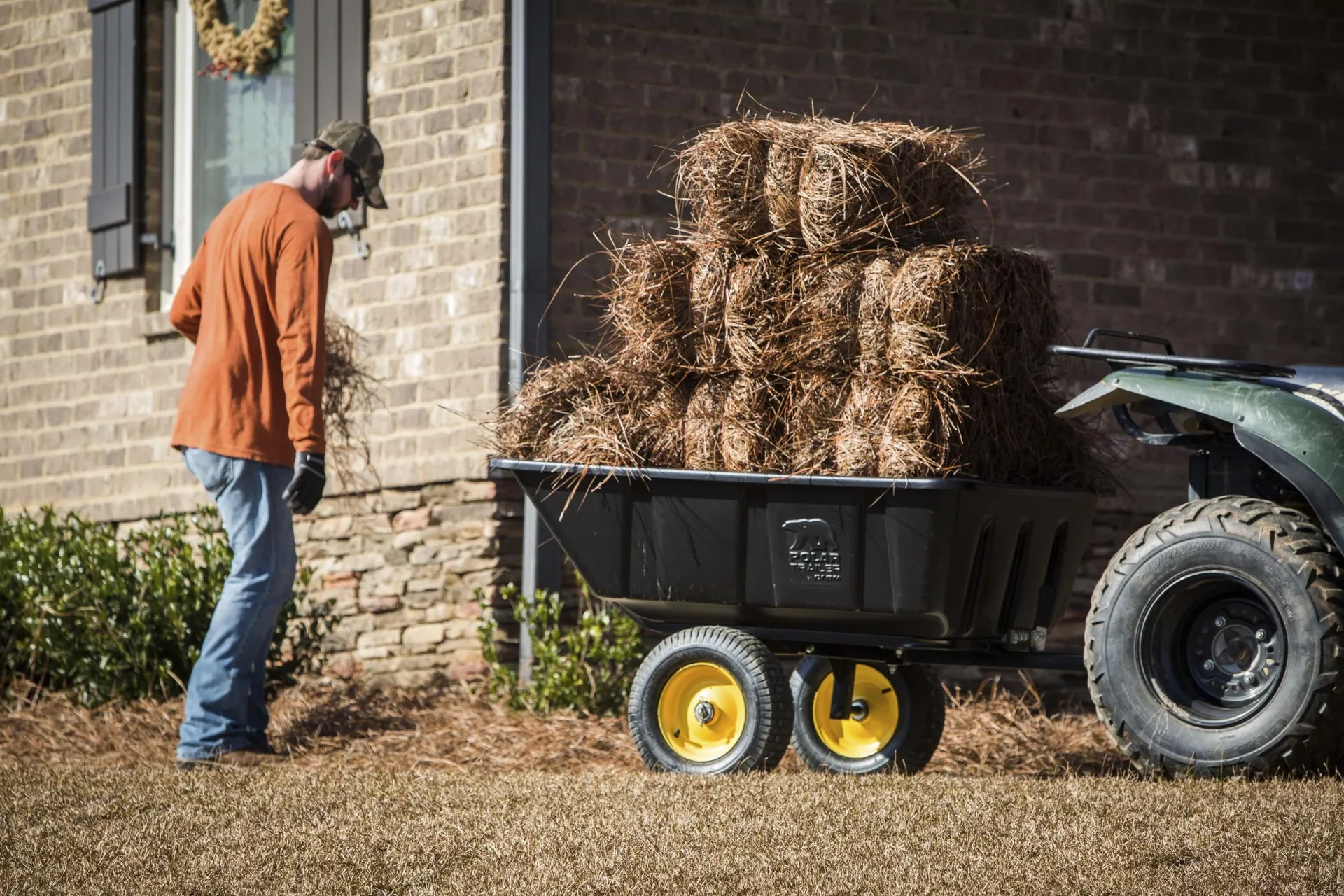 Trailer Schubkarre/Anhänger LG900 schwarz - 1