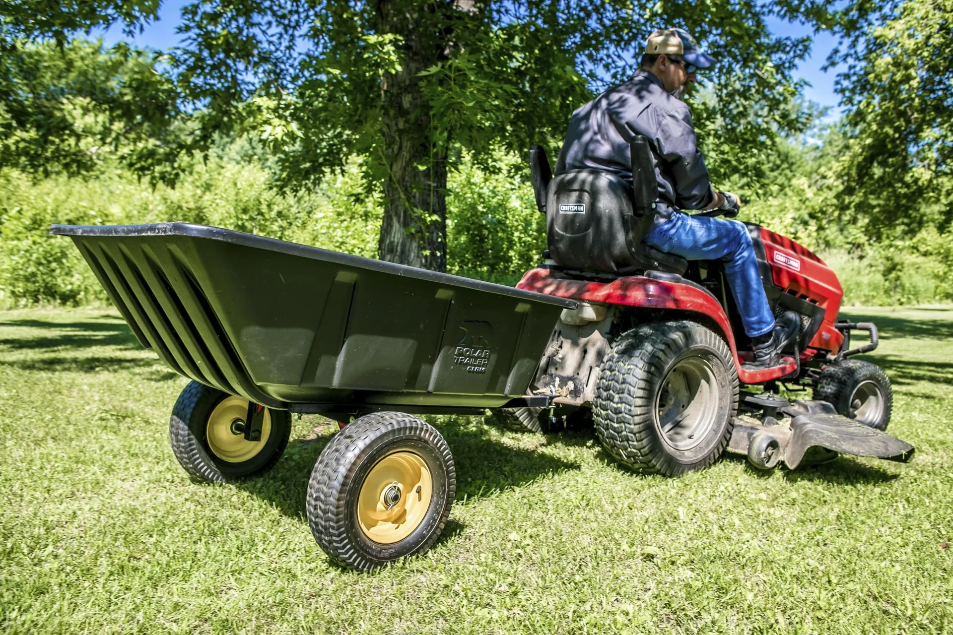 Trailer Schubkarre/Anhänger LG900 schwarz - 5