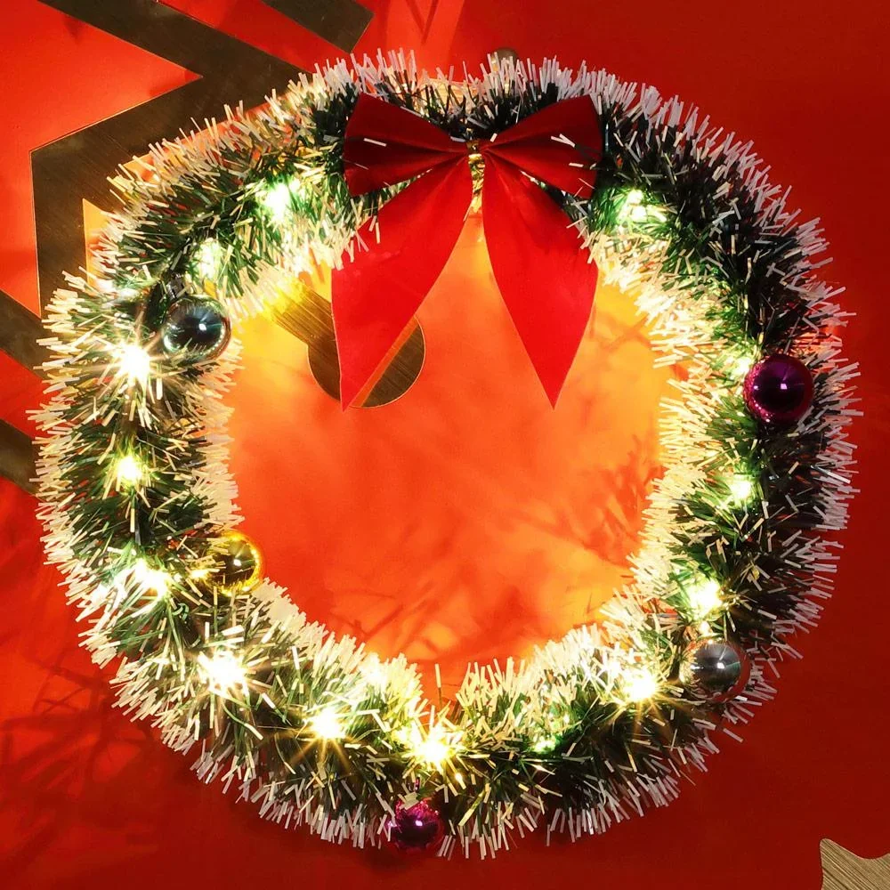 Weihnachtskranz - LED - Rot Ø32cm - 2