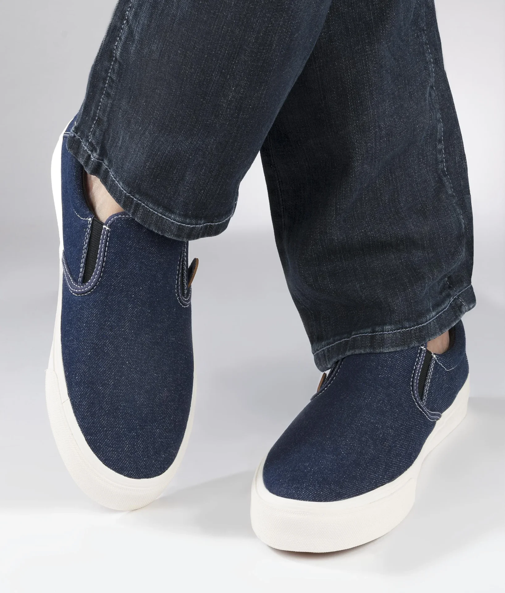 Canvas Slipper, Farbe jeansblau, Gr.40 - 1
