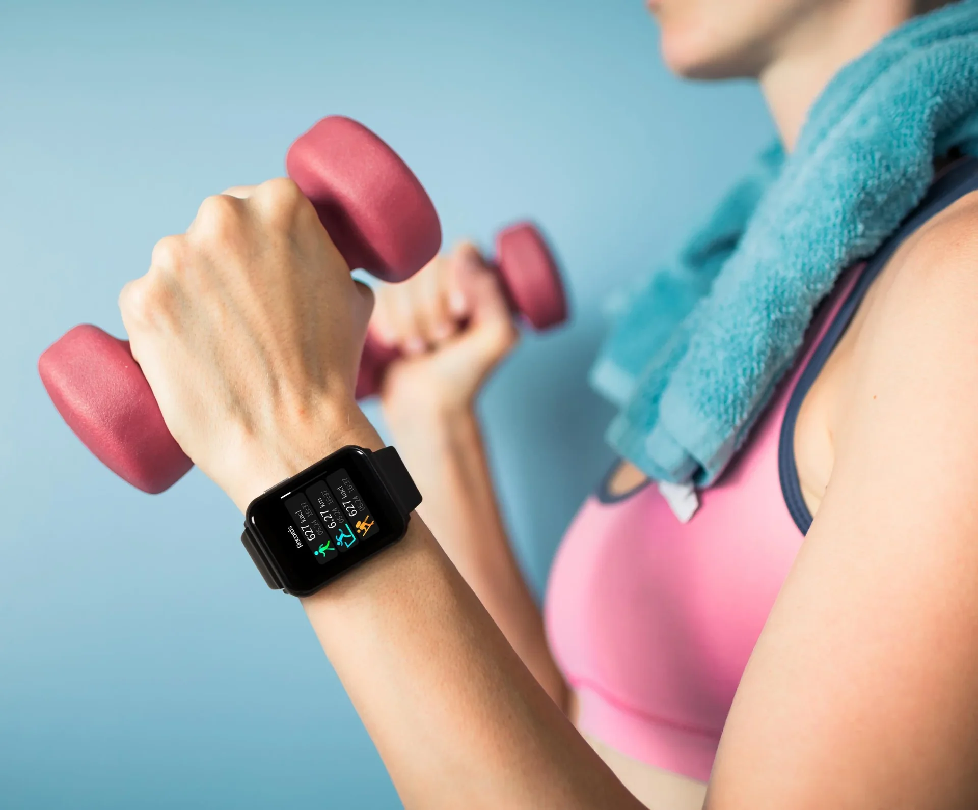 Smartwatch mit Überwachung der Körpertemperatur, der Herzfrequenz und Schlafaktivität - 5