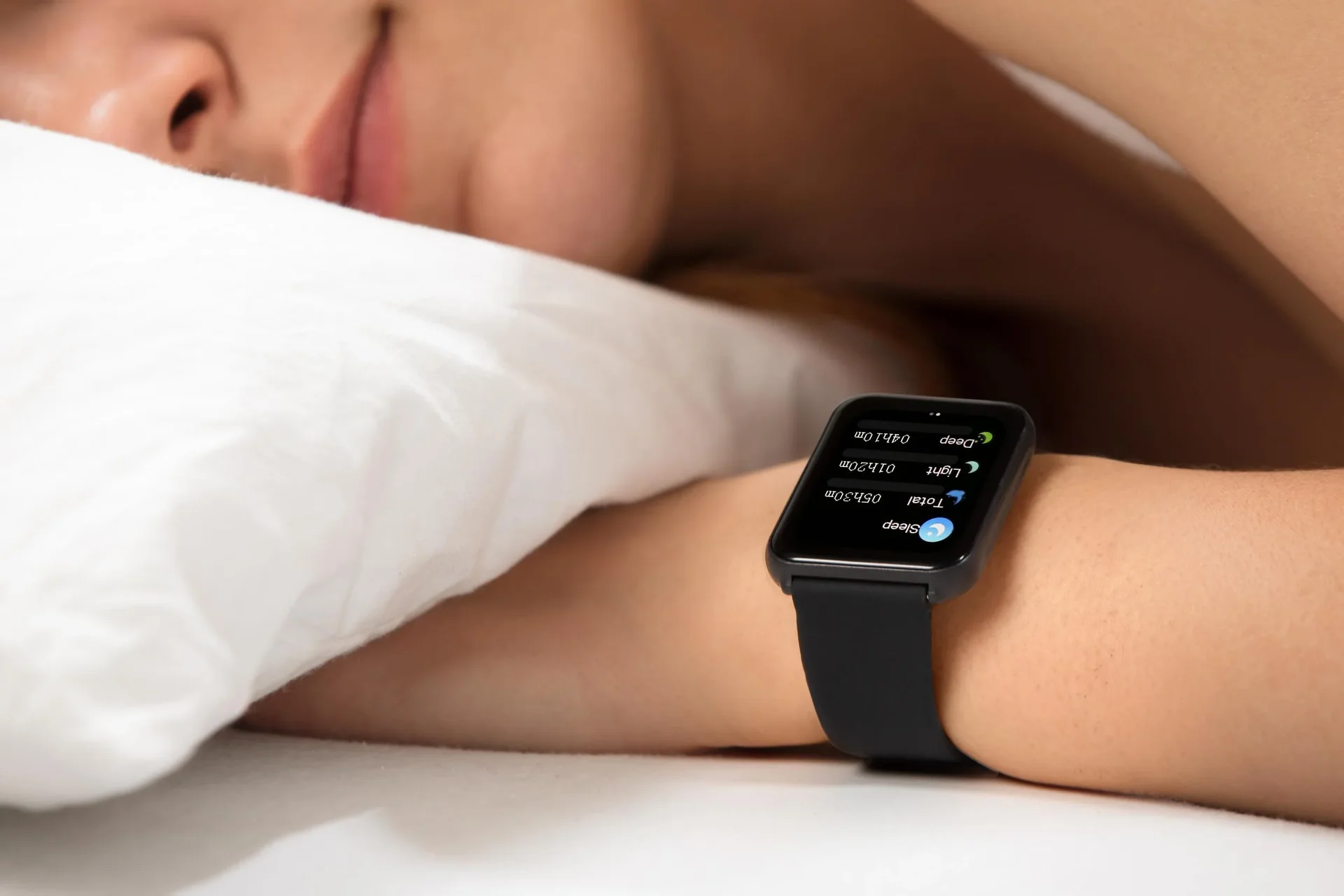 Smartwatch mit Überwachung der Körpertemperatur, der Herzfrequenz und Schlafaktivität - 7