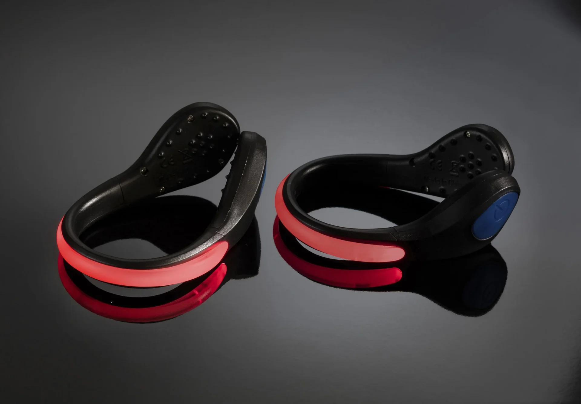 Leuchtclips für Schuhe im Doppelpack, Sichtbarkeit bei Dunkelheit - 1