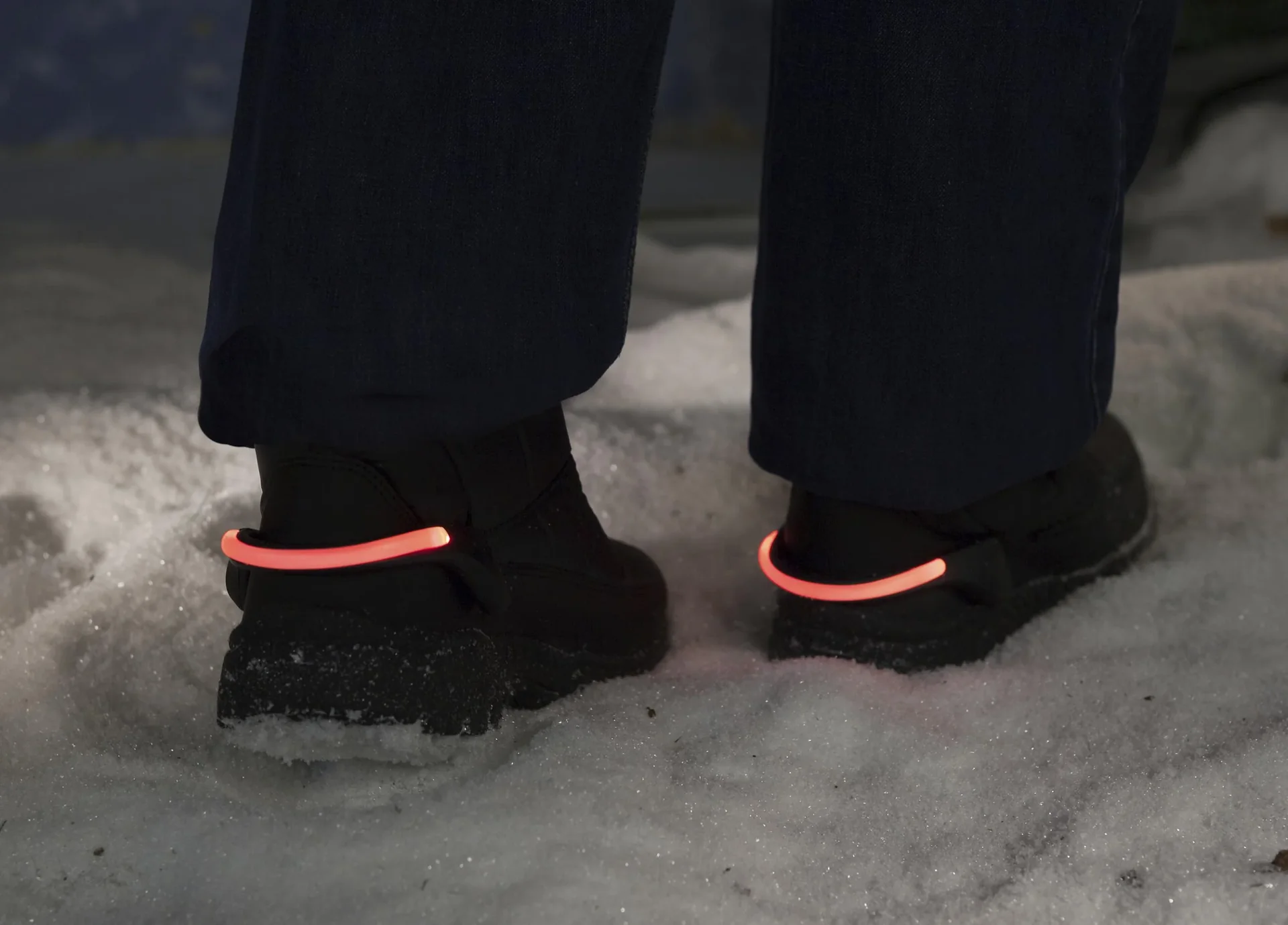 Leuchtclips für Schuhe im Doppelpack, Sichtbarkeit bei Dunkelheit - 4