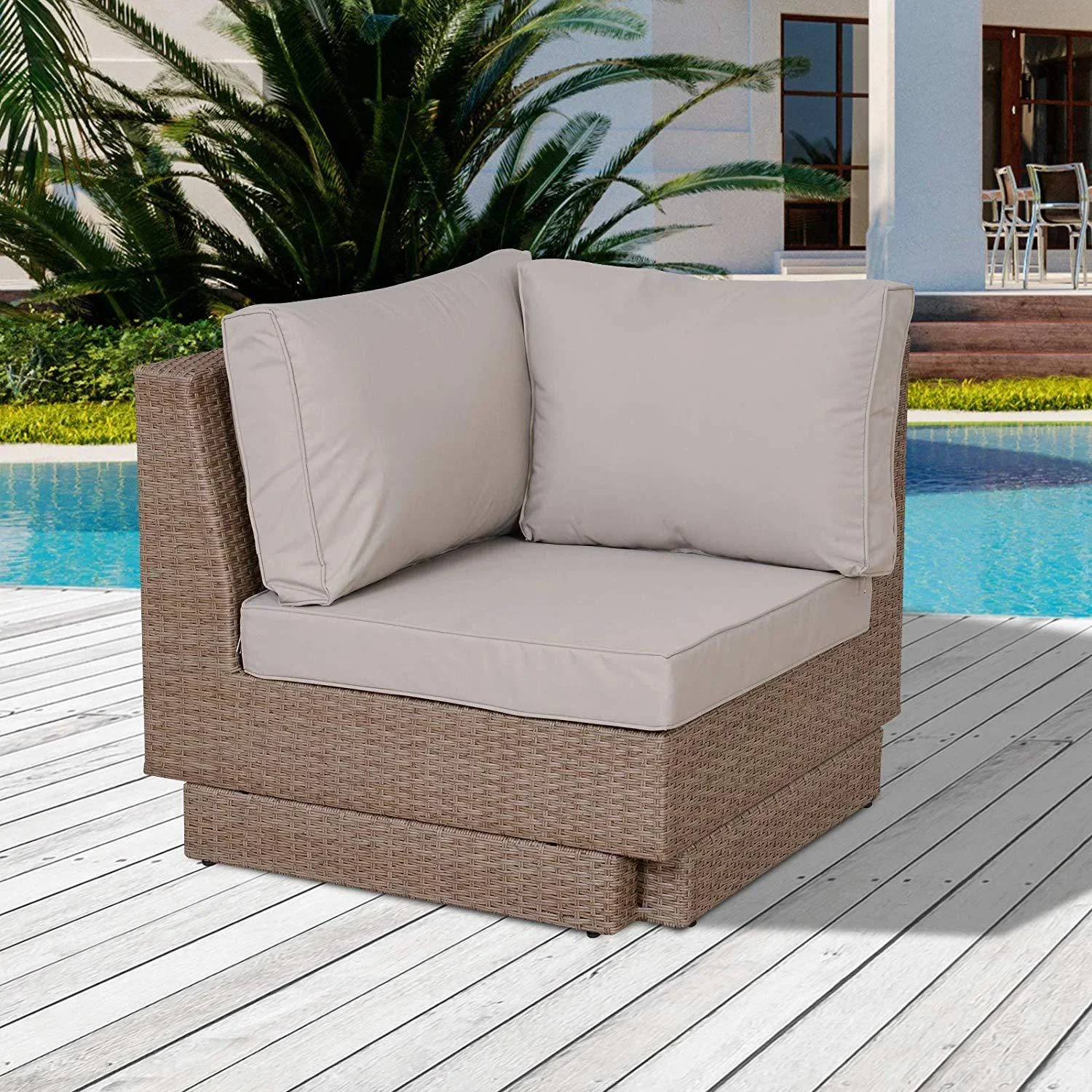 Luxus Polyrattan Loungeset - 3