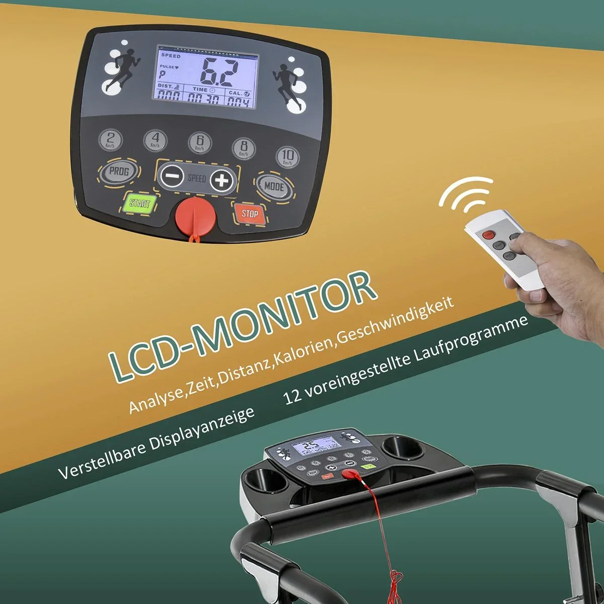 Laufband Klappbar elektrisch 500 W - 3