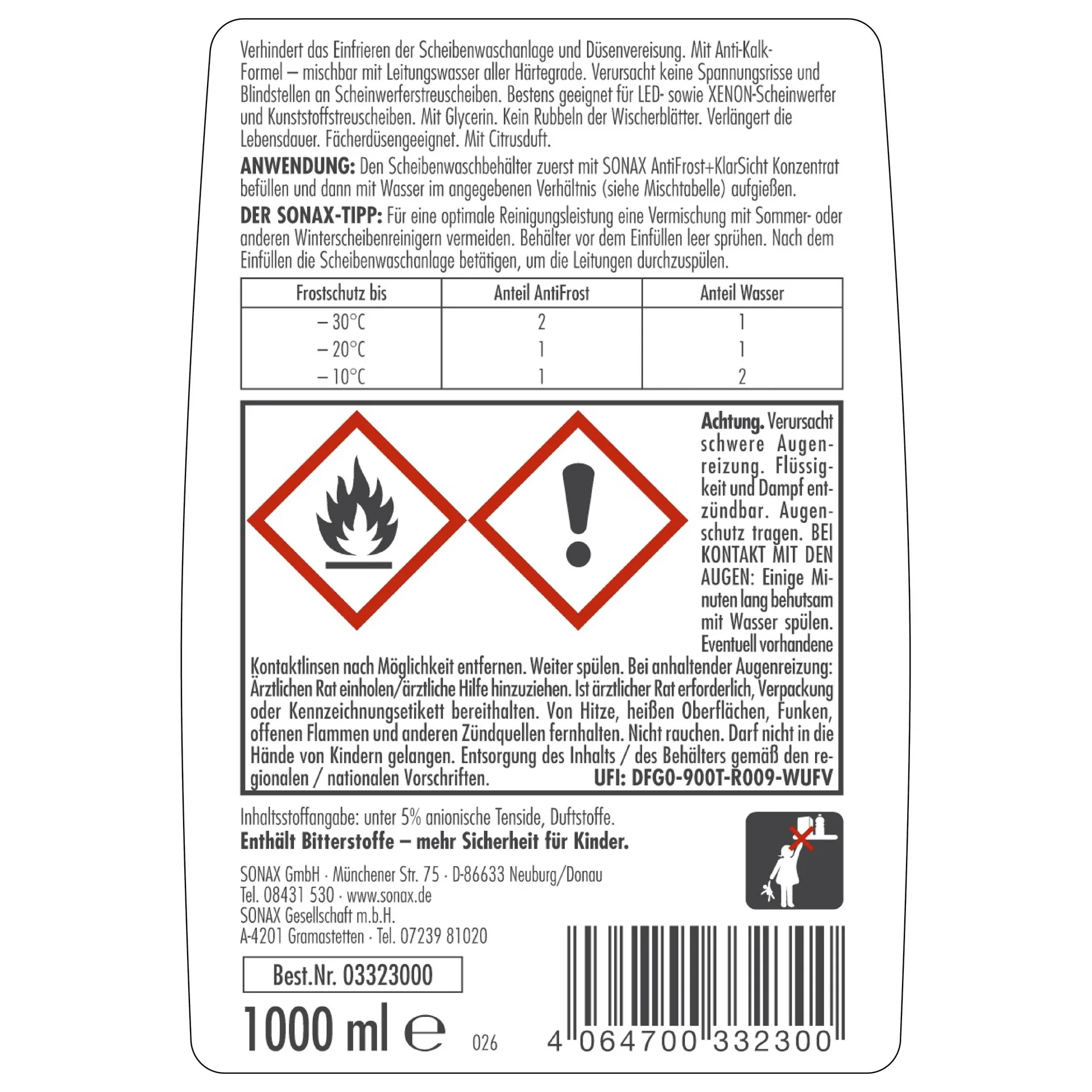 Antifrost + Klarsicht Konzentrat Citrus 1 l - 4