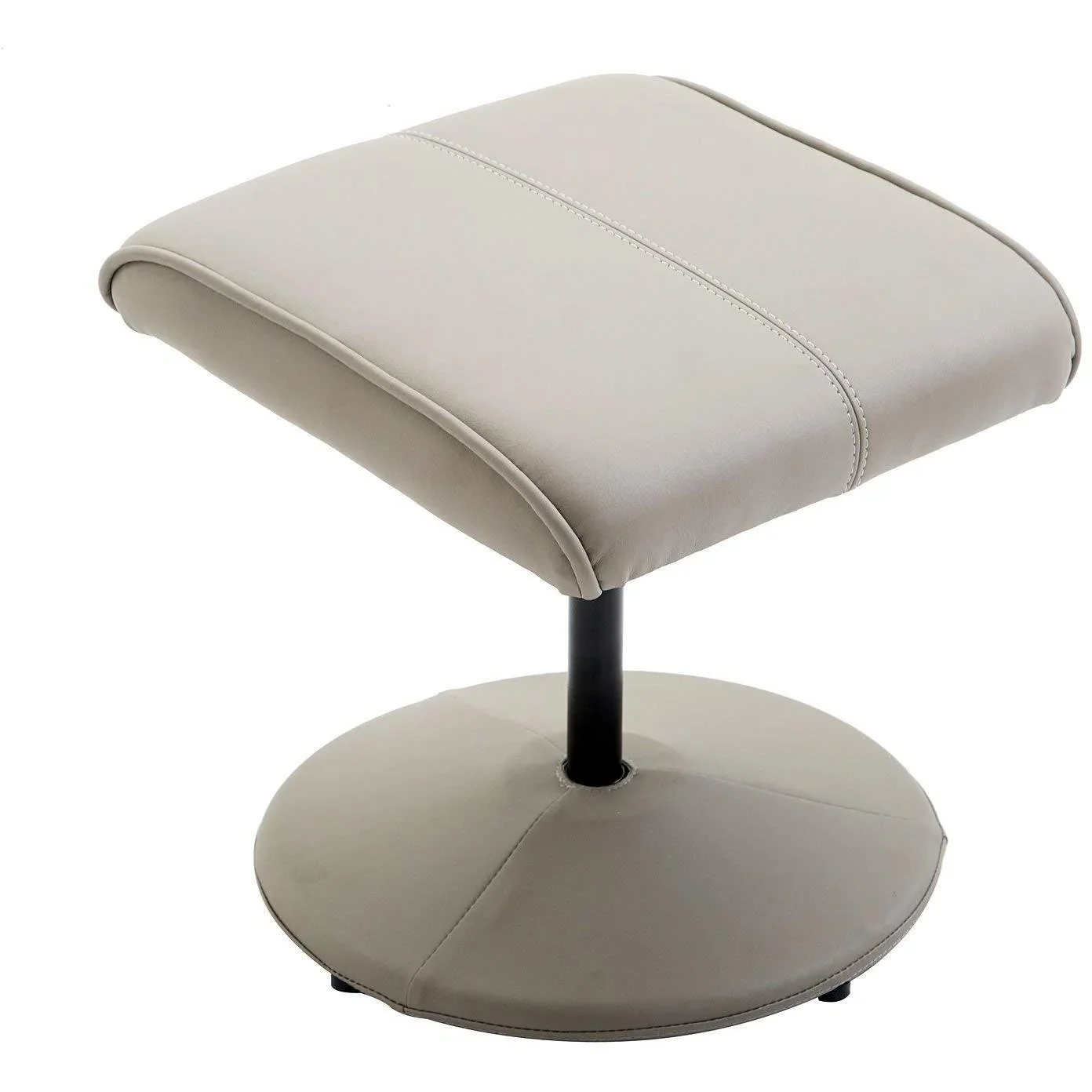 Relaxsessel Fernsehsessel Armsessel 360° drehbar mit Fußstütze Grau - 0