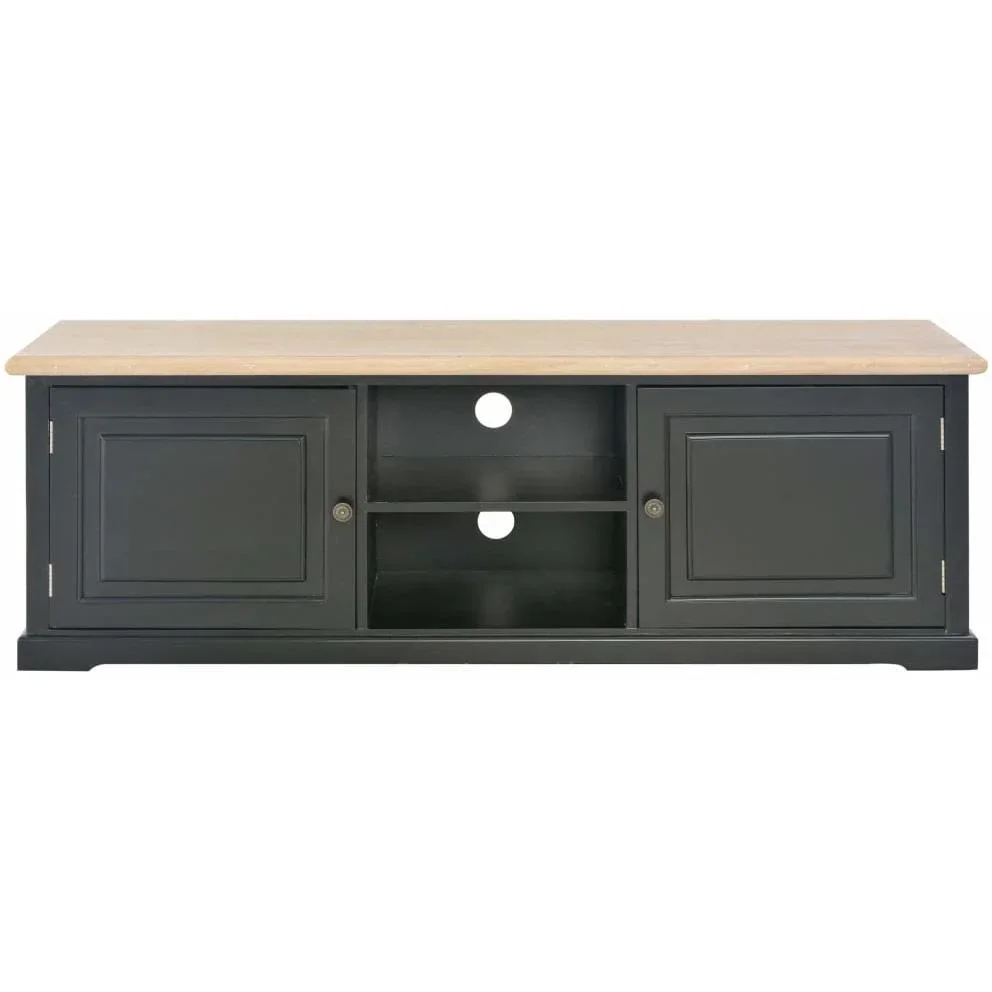 TV-Schrank 120x30x40 cm Holz schwarz - 1