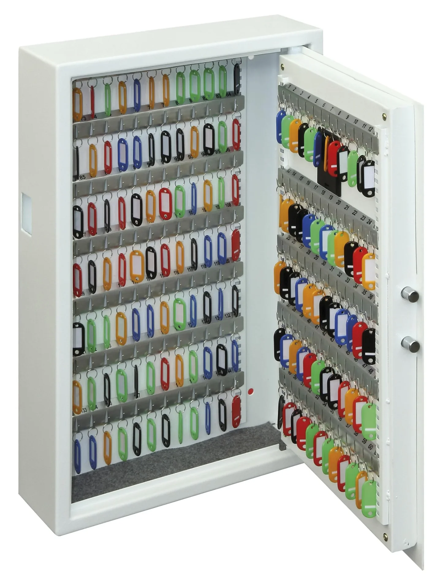 Schlüsseltresor Cygnus mit Elektronikschloss für 144 Schlüssel, Außenmaße 660 x 430 x 130 mm - 2