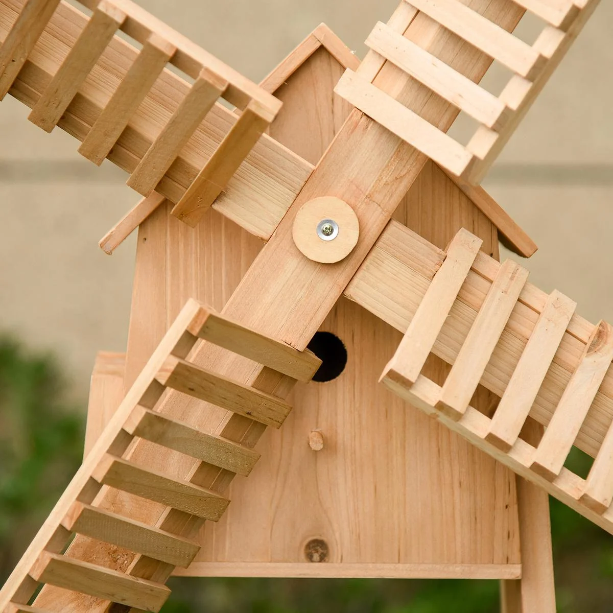 Pflanzenregal in Windmühlen Optik natur - 1