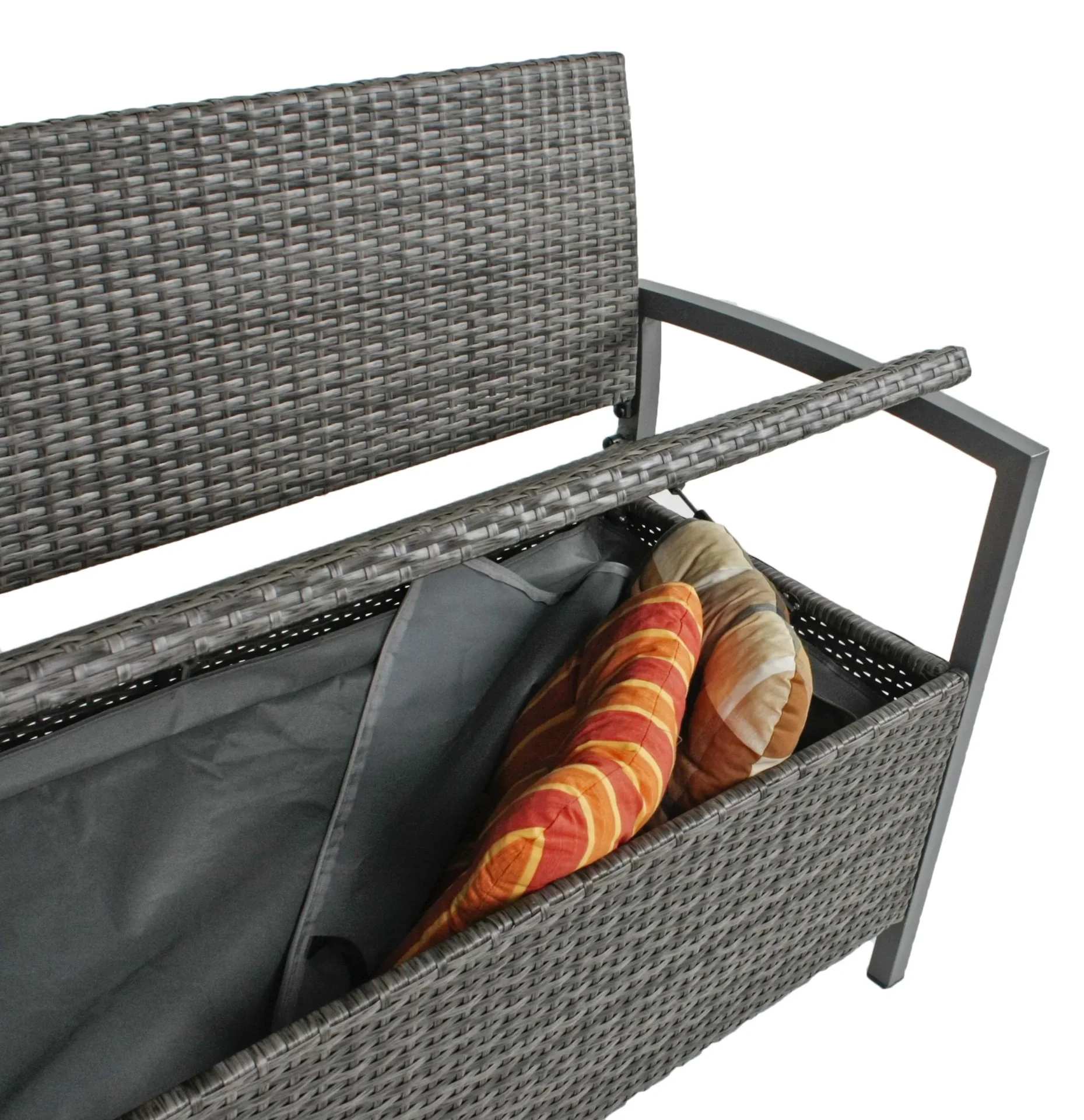 Gartenbank "Ferrara" dunkelgrau - 3