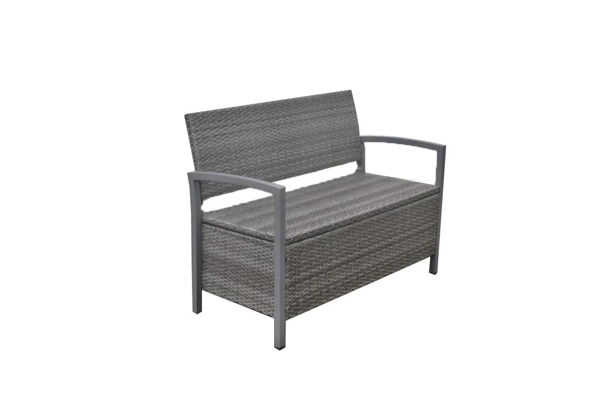 Gartenbank "Ferrara" dunkelgrau - 4