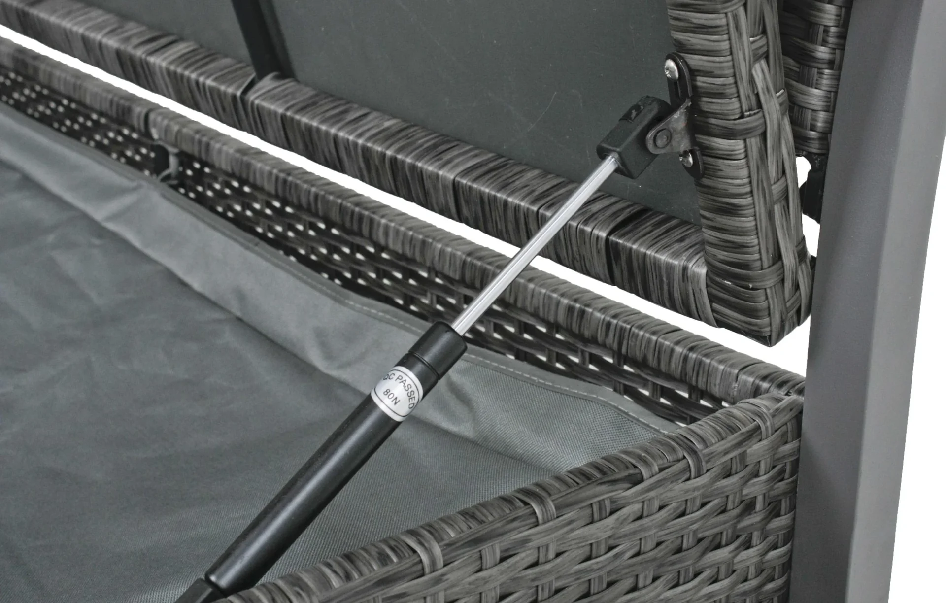 Gartenbank "Ferrara" dunkelgrau - 6