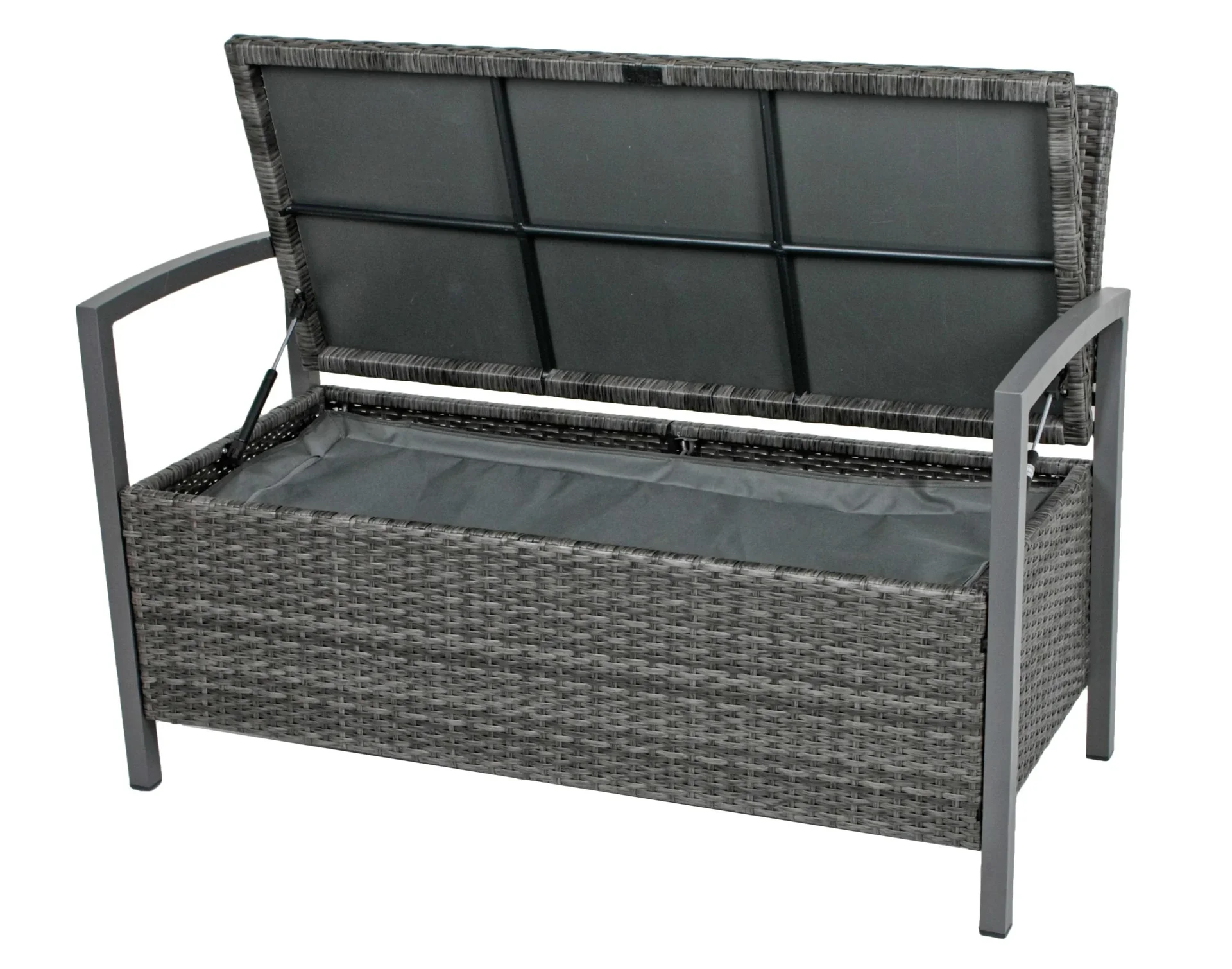 Gartenbank "Ferrara" dunkelgrau - 8