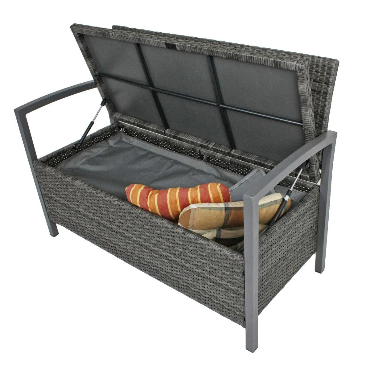 Gartenbank "Ferrara" dunkelgrau - 9