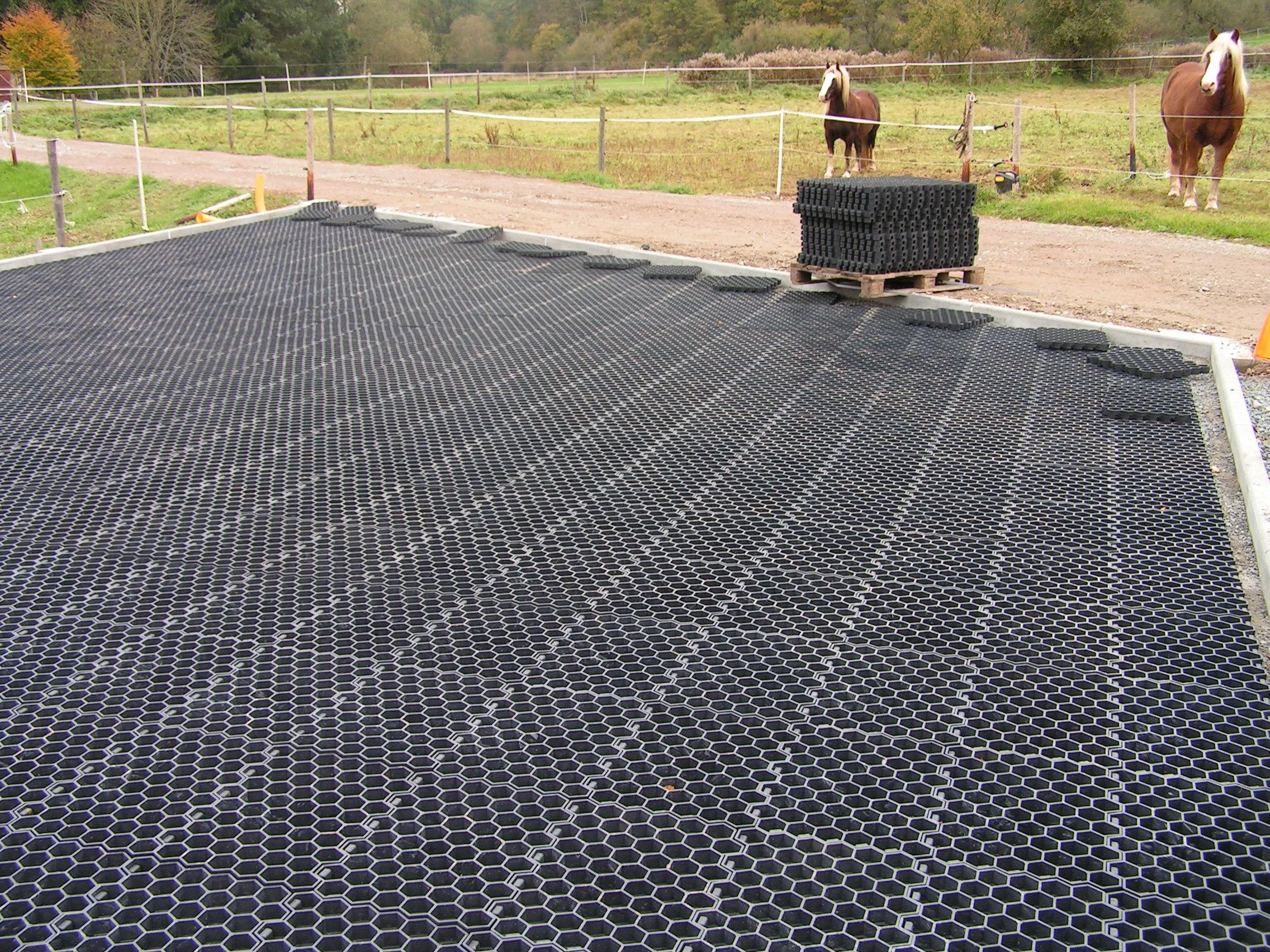 Paddockplatten 50 Stück = 10 m², schwarz - 1