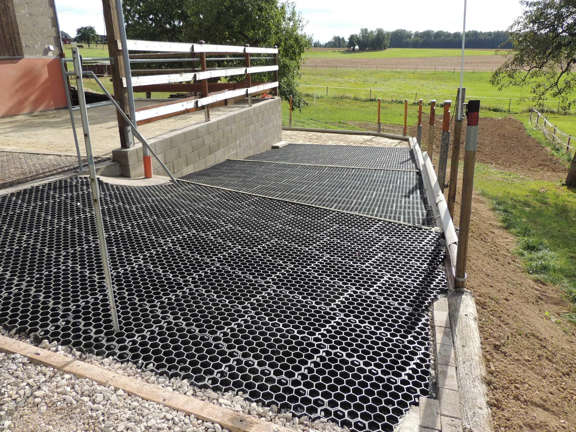 Paddockplatten 50 Stück = 10 m², schwarz - 3