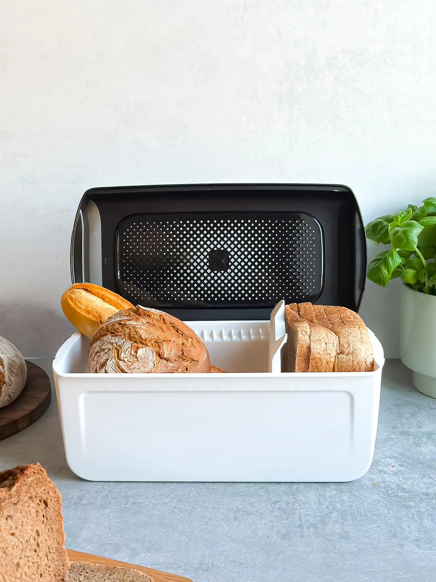 Brotkasten "BreadSmart", mit Box-Trenner, Junior, 15 x 16 x 32 cm - 6