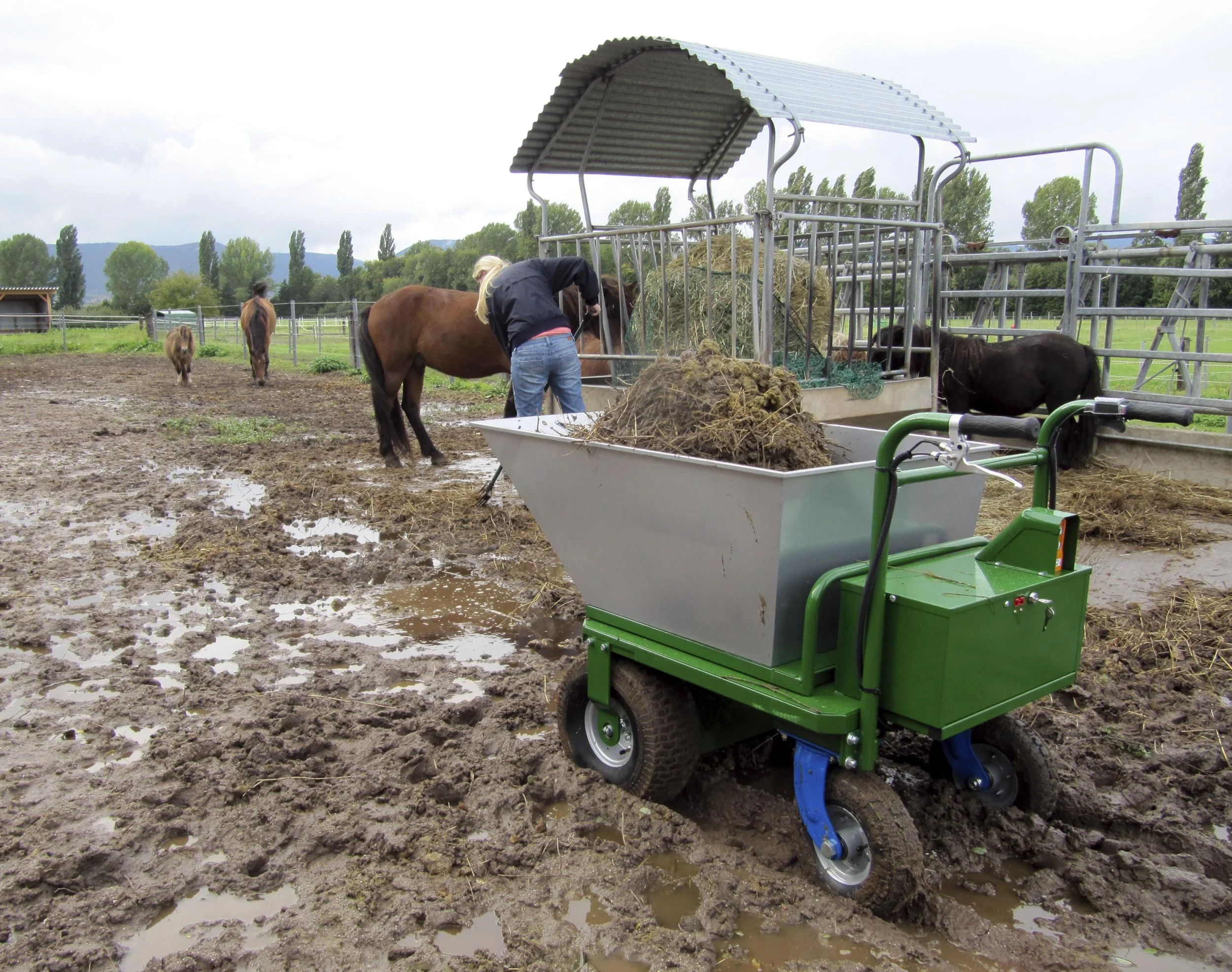 Elektroschubkarre Donkey XL-H mit Blei Akku - 2
