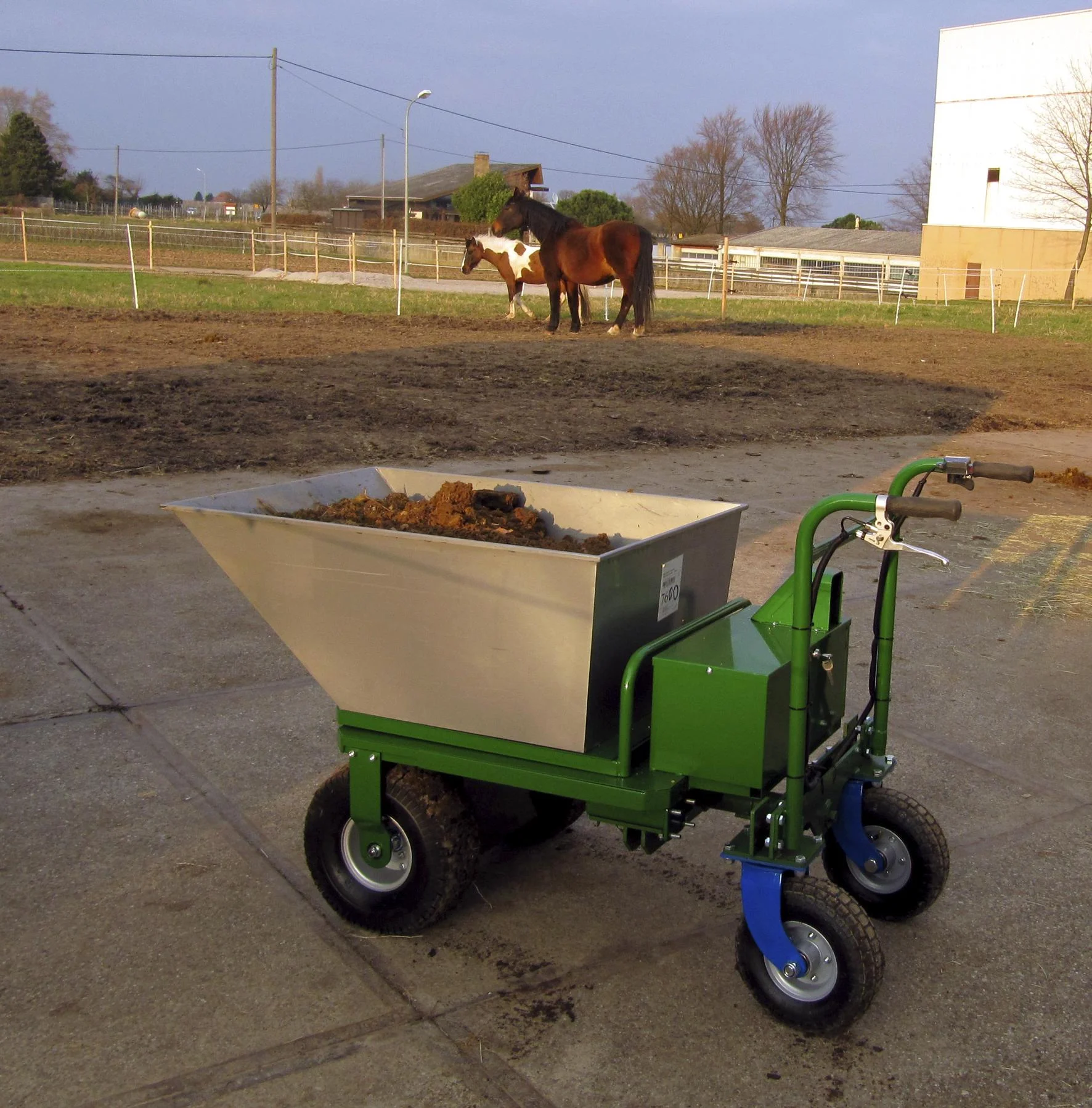 Elektroschubkarre Donkey XL-H mit Blei Akku - 4