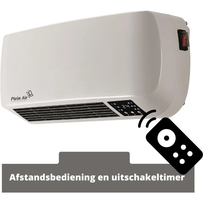 Plein Air elektrischer Wandkonvektor TC-TPD 2000 - MIT Fernbedienung - 2000W - Weiß - 4