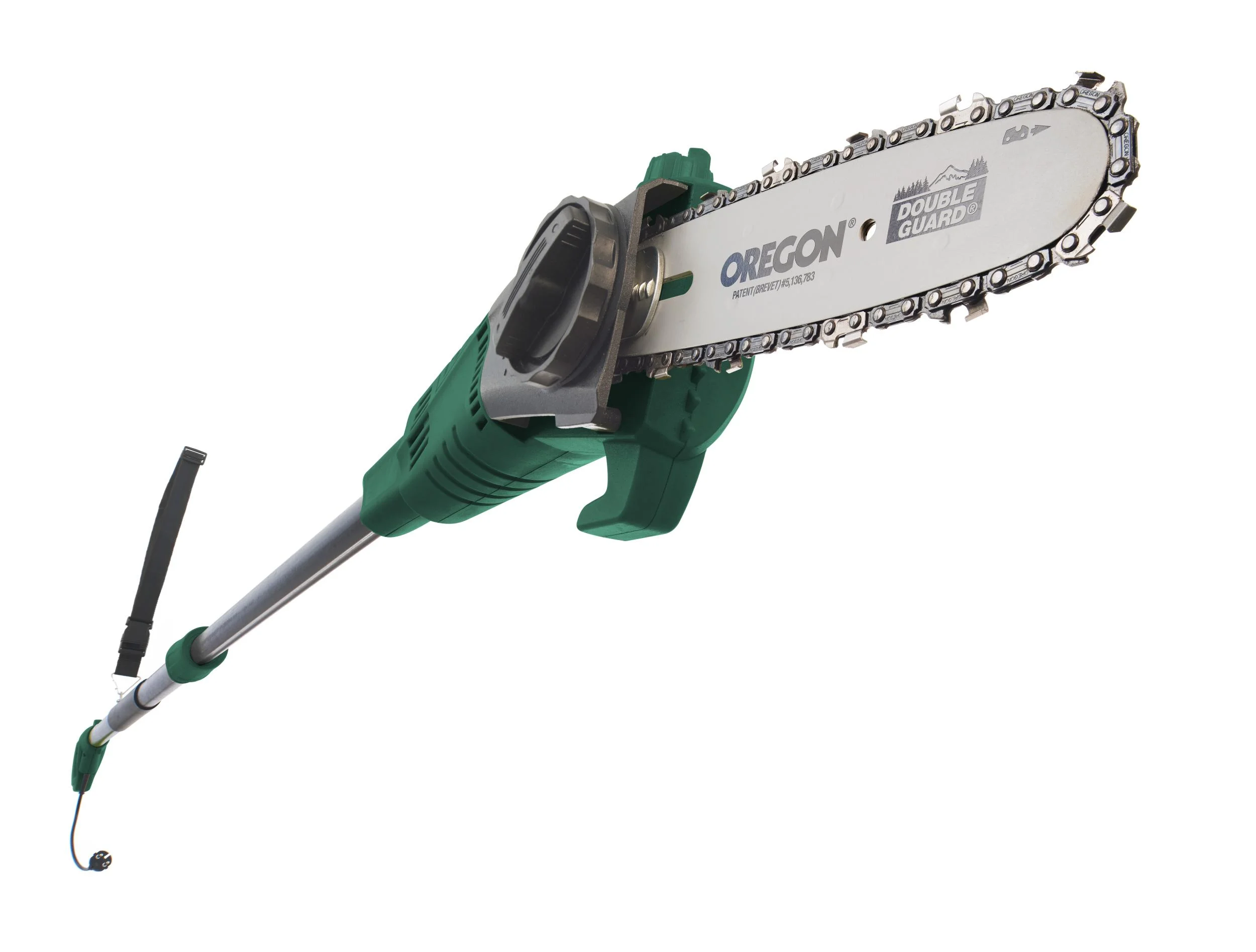 Elektro-Hochentaster GM 7124 Set - mit Ersatz-Sägekette und Schultergurt - 0