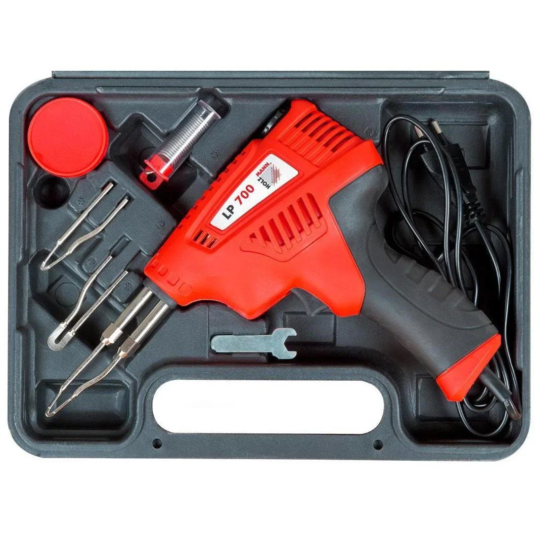 Lötset Lötkolben - 200W - 70 - 500 °C - mit 2 zusätzlichen Spitzen und Lötzinn - 0