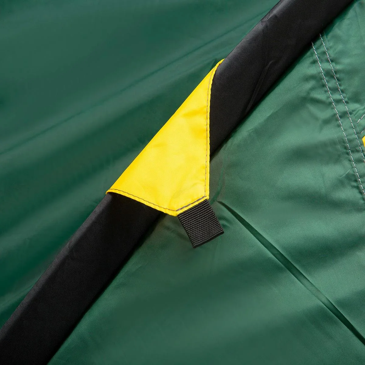 Campingzelt für 3-4 Personen grün/gelb - 2