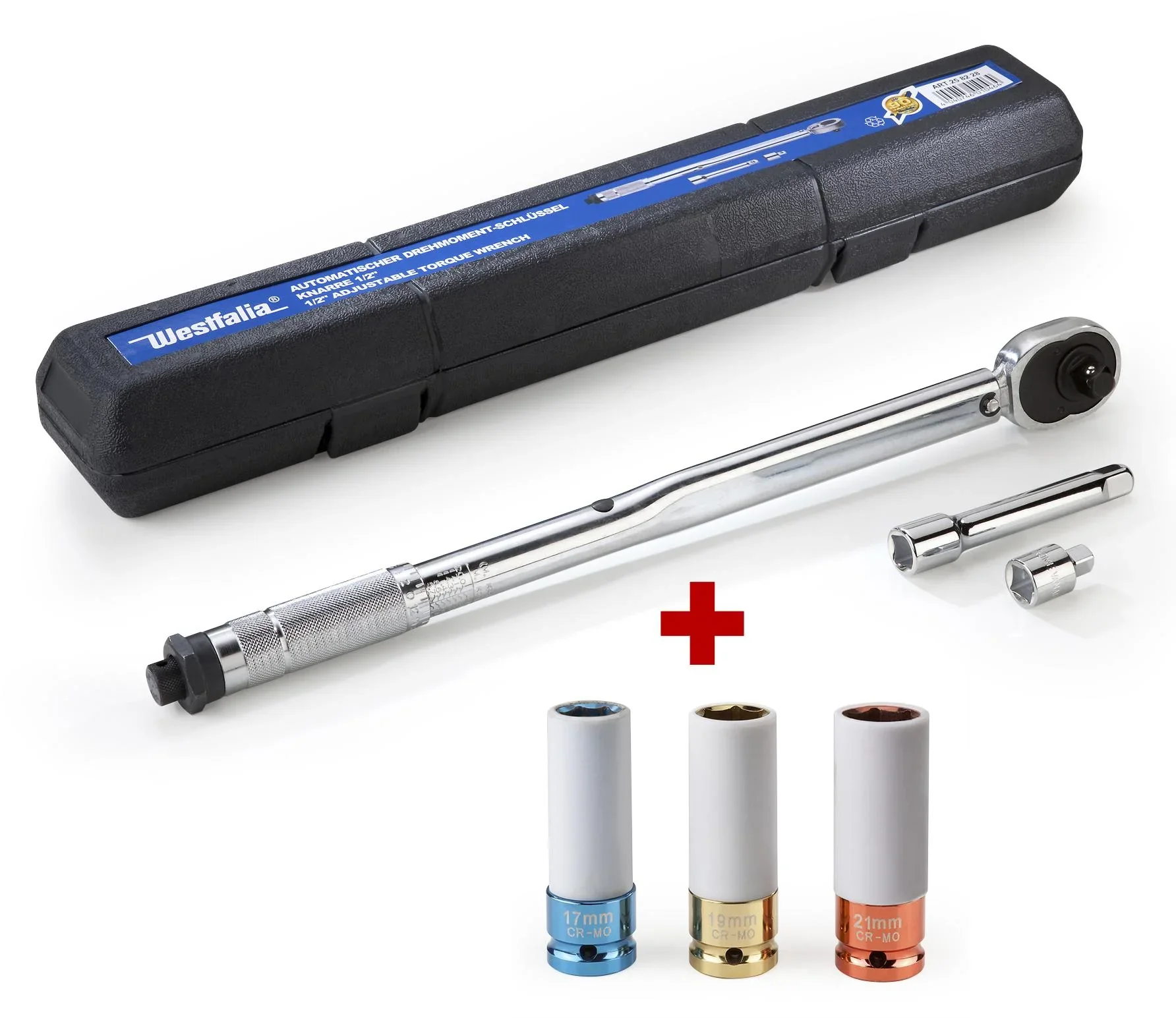 Automatischer Drehmomentschlüssel Satz + 3-teiligem Steckschlüssel Set - 0