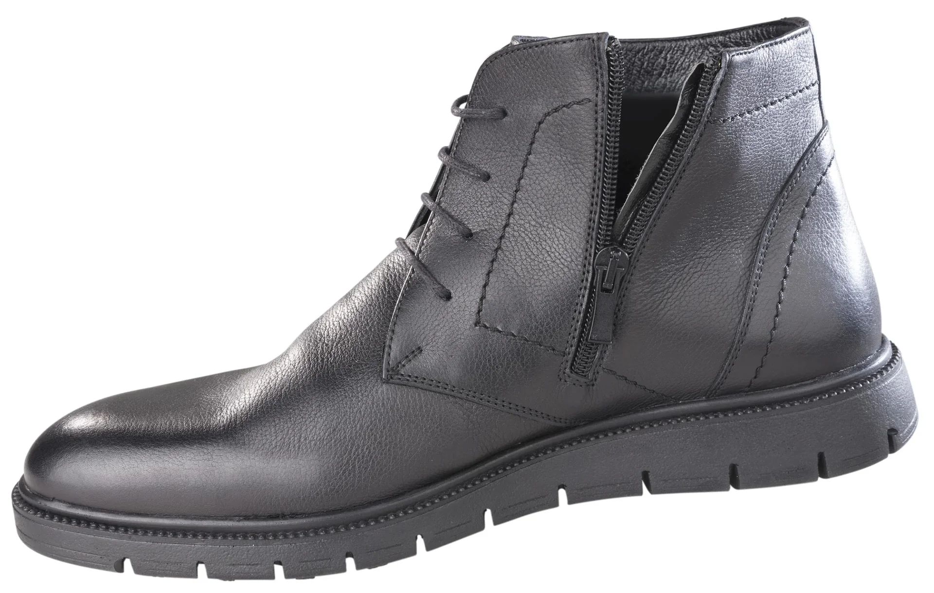 Halbstiefel mit Reißverschluss, Farbe schwarz, Gr.40 - 2