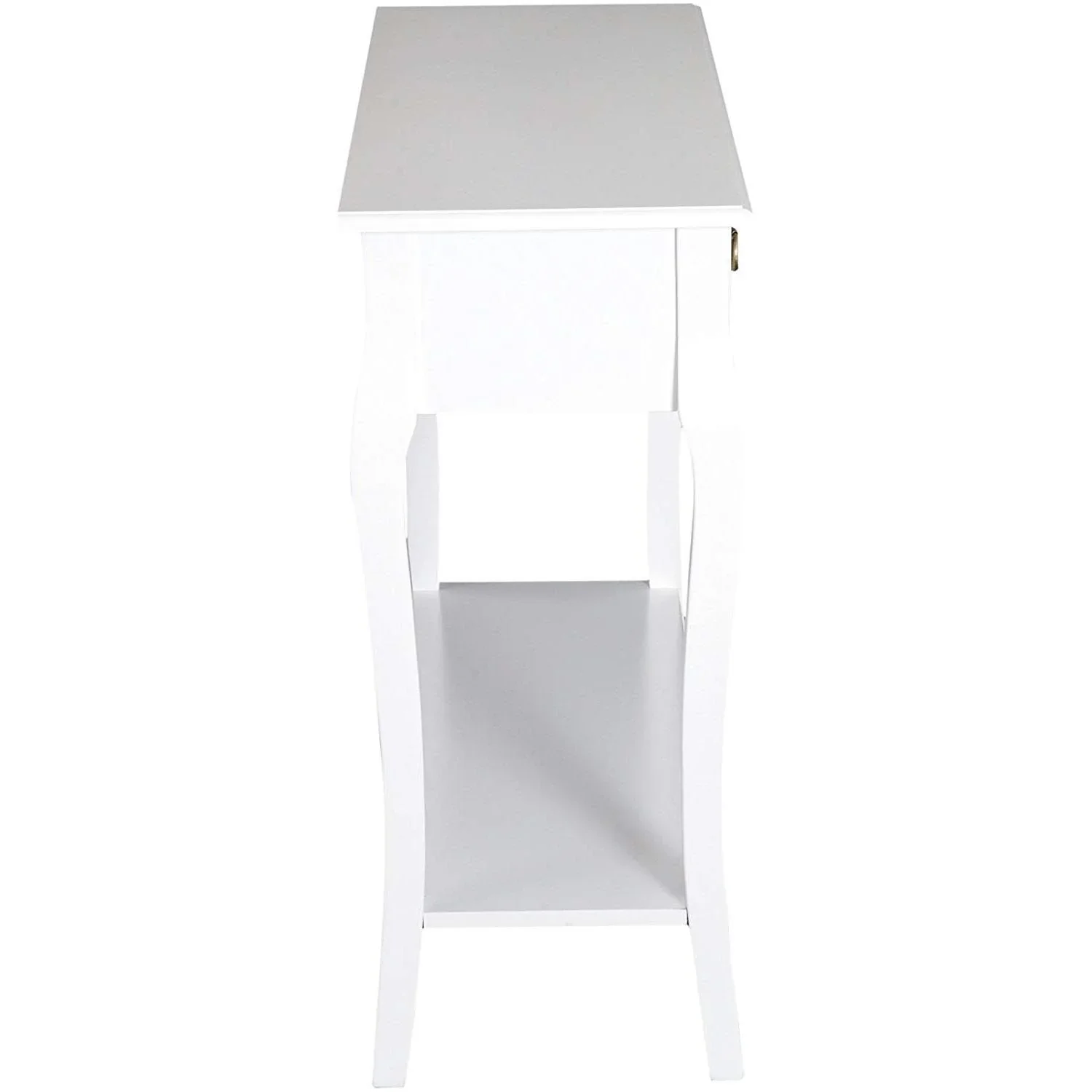 Konsolentisch Konsole Sideboard mit 2 Schubladen Weiß - 2