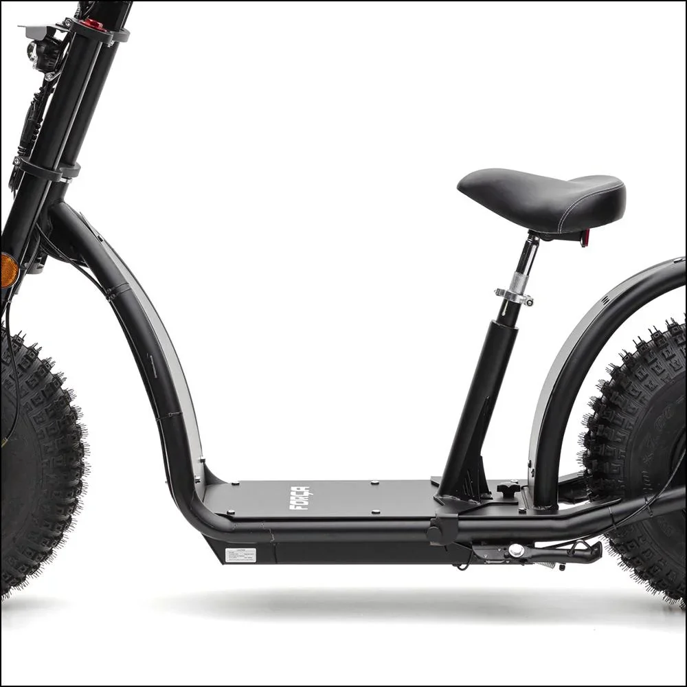 Forca E-Roller "Knumo" Duo, 45 Km/h, 3000 Watt Plus inklusive Lithium-Akku schwarz - 6